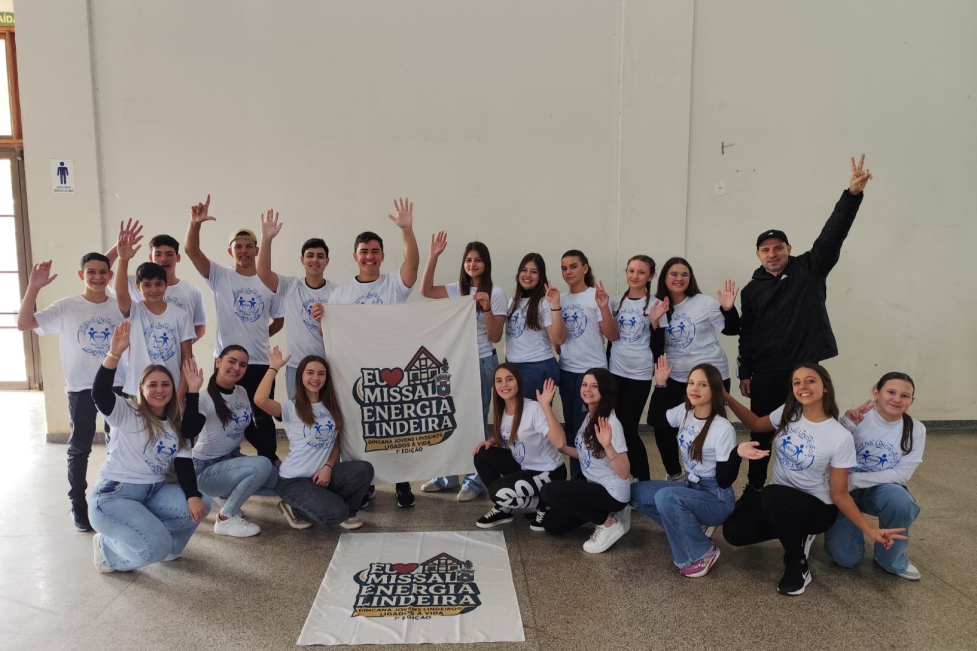 Integrantes de Missal participam do lançamento oficial da 7ª edição da Gincana Jovens Lindeiros
