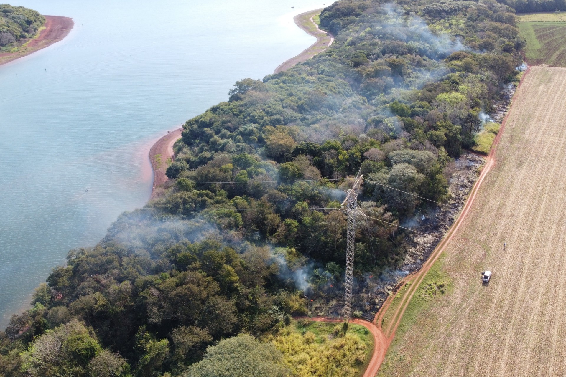 Itaipu alerta para início de estiagem e maior risco de queimadas