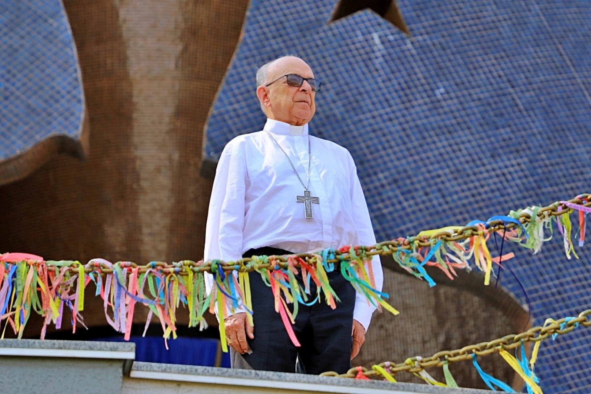 Itaipulândia: Cardeal Dom Raymundo Damasceno de Assis visita Monumento de Nossa Senhora