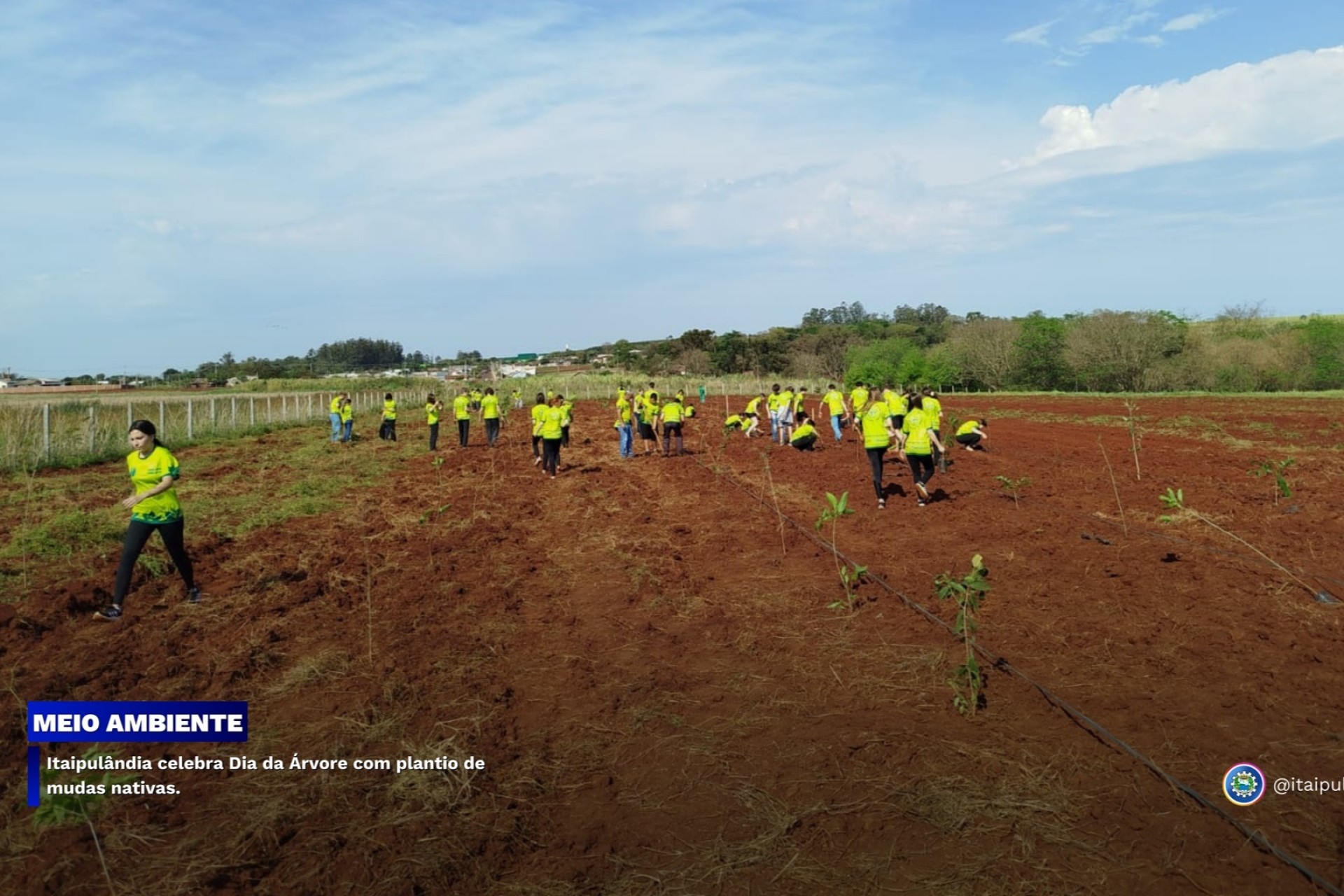 Itaipulândia celebra Dia da Árvore com plantio de mudas nativas