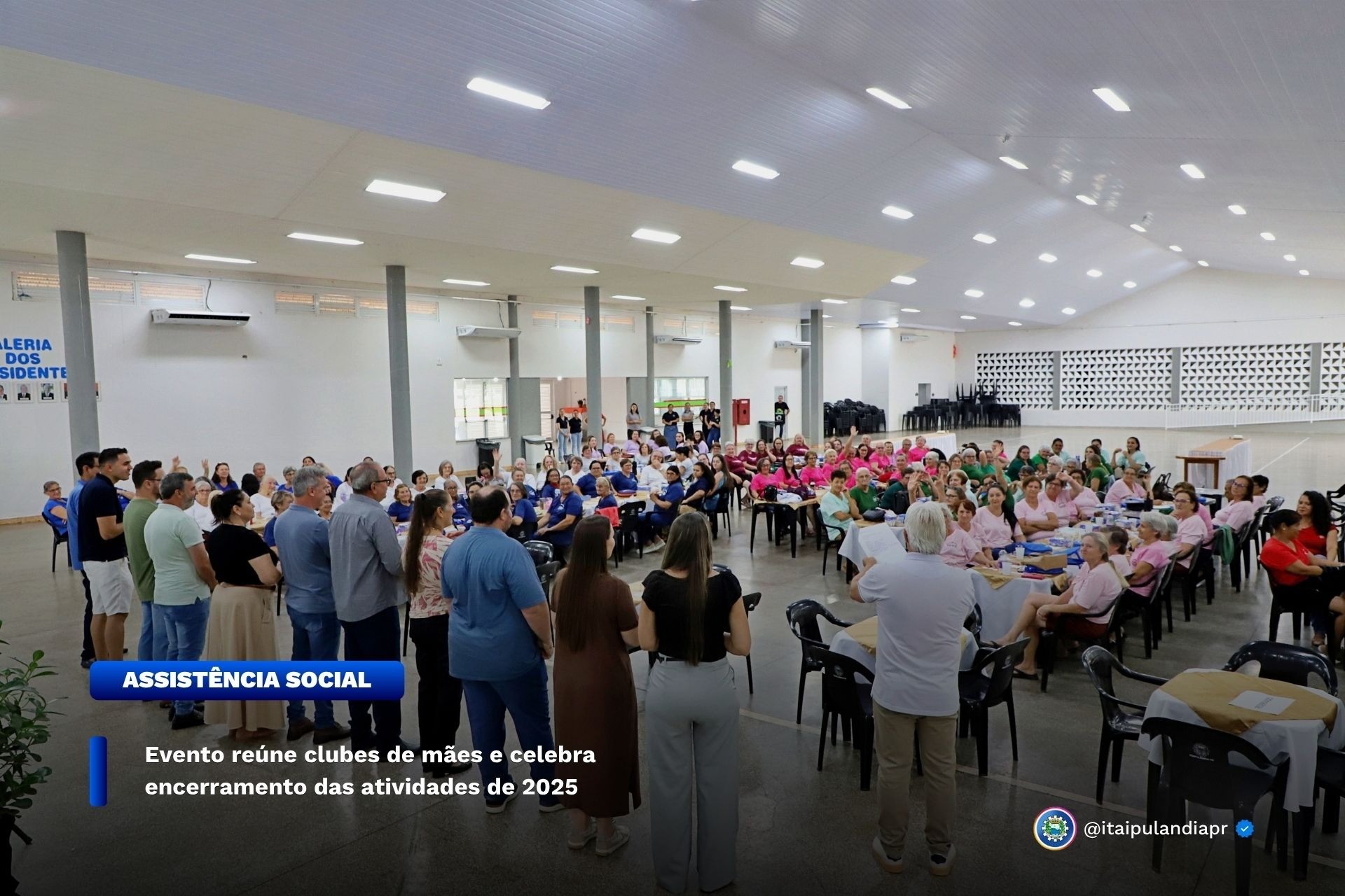 Itaipulândia: Evento reúne clubes de mães e celebra encerramento das atividades de 2025.