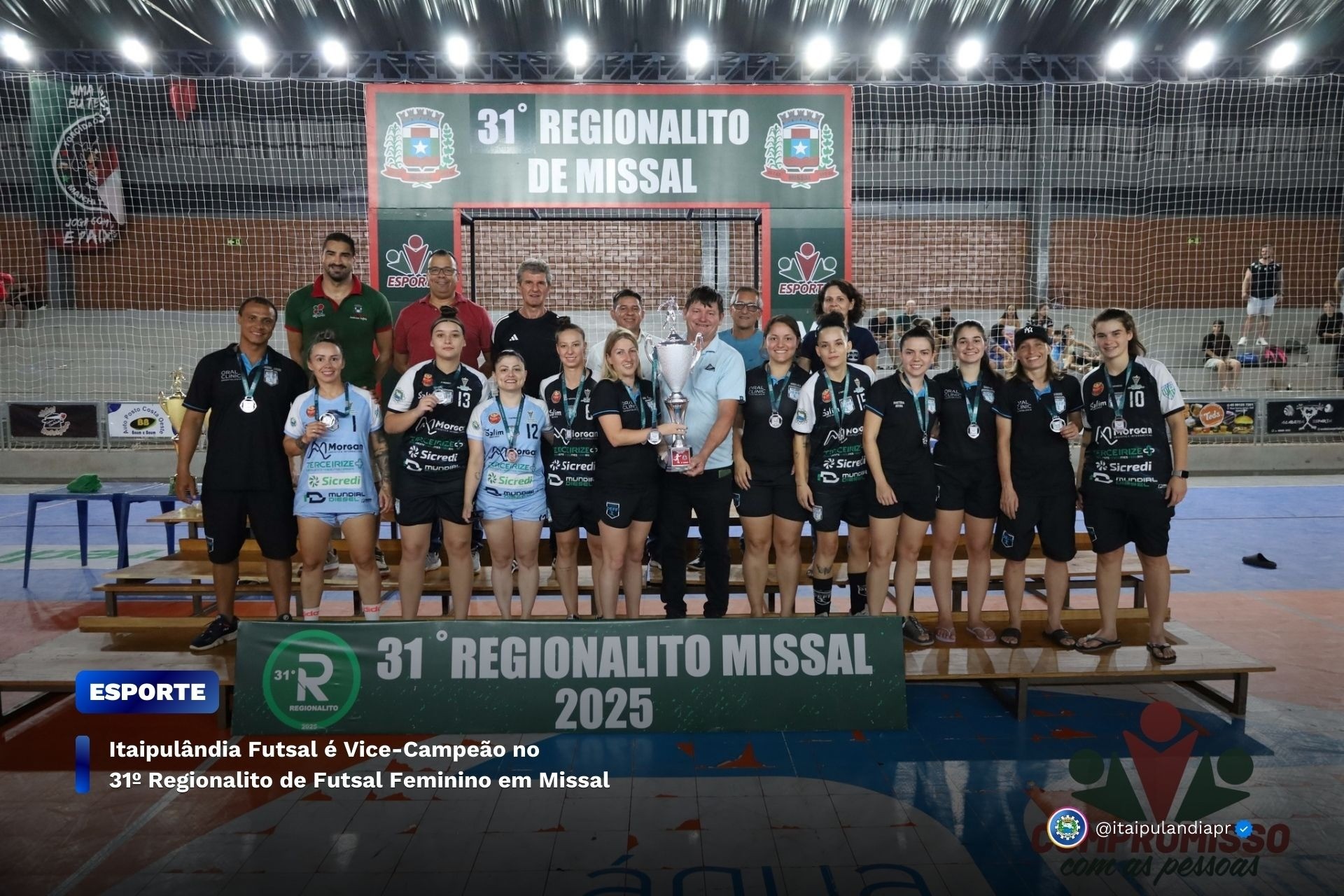 Itaipulândia Futsal é Vice-Campeão no 31º Regionalito de Futsal Feminino em Missal