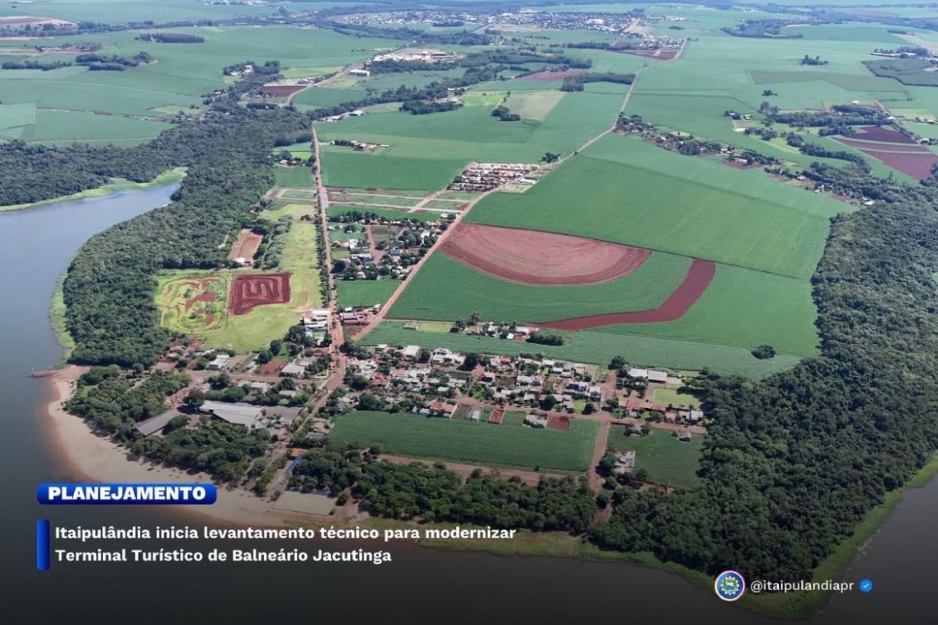 Itaipulândia inicia levantamento técnico para modernizar Terminal Turístico de Balneário Jacutinga