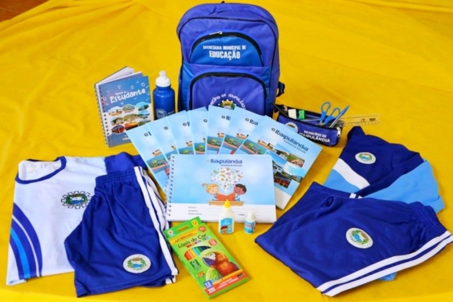 Itaipulândia: Prefeitura irá entregar 1.600 kits de material escolar, mochila e uniforme para alunos