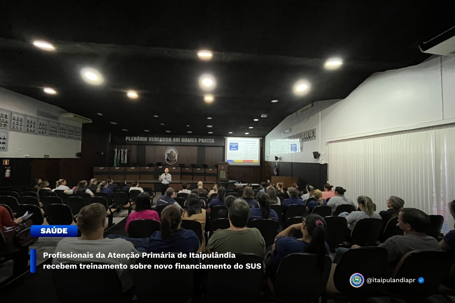 Itaipulândia: Profissionais da Atenção Primária recebem treinamento sobre novo financiamento do SUS