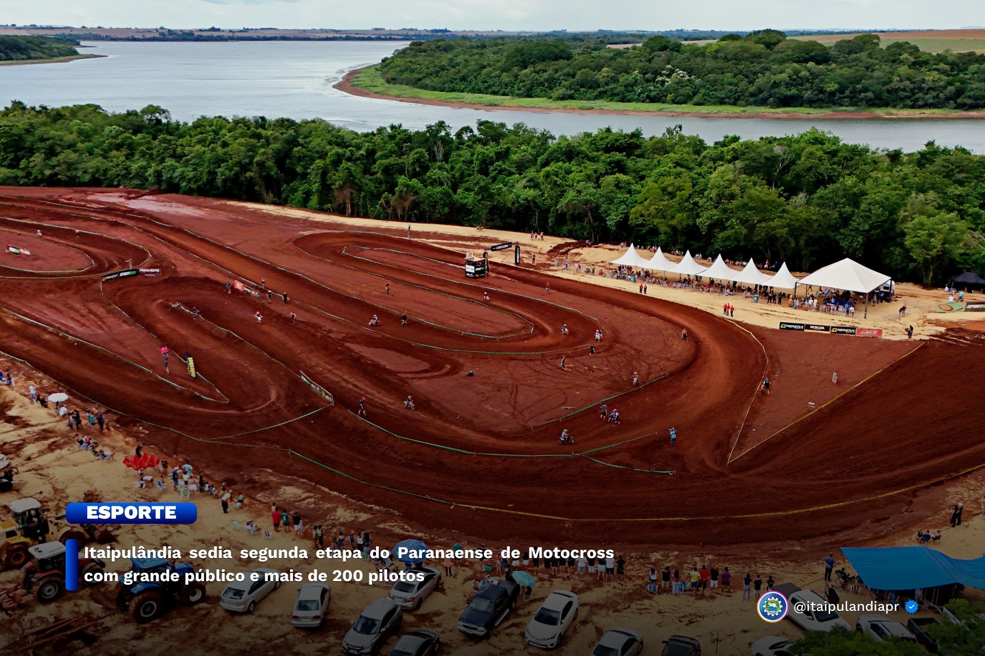 Itaipulândia sedia segunda etapa do Paranaense de Velocross com grande público e mais de 200 pilotos