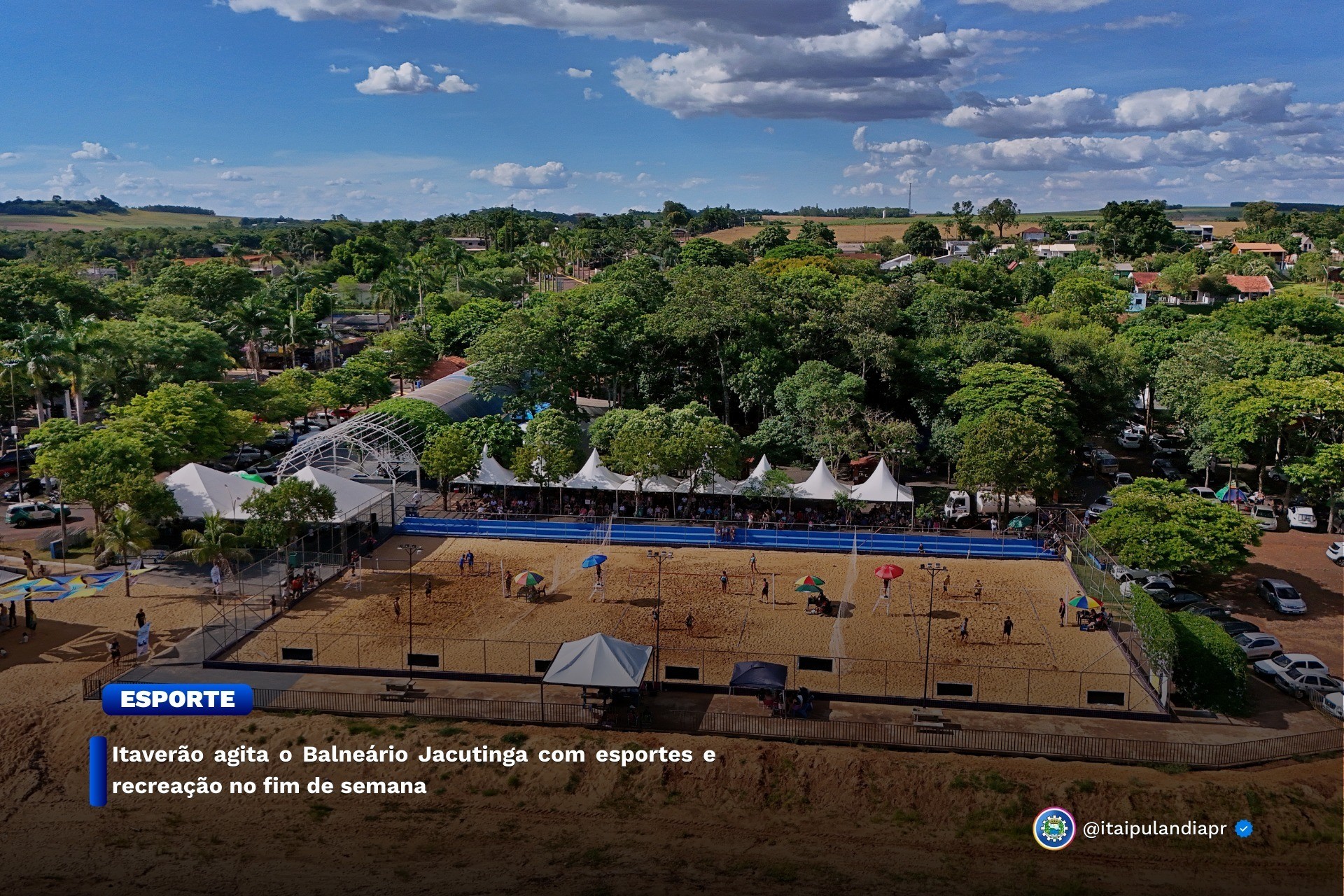 Itaverão agita o Balneário Jacutinga com esportes e recreação no fim de semana