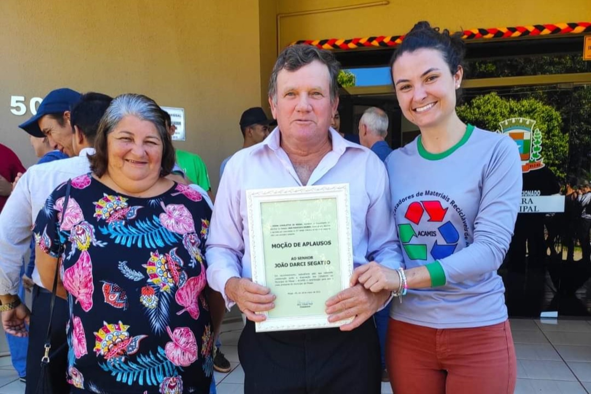 João Segatto é o primeiro catador de materiais recicláveis de Missal a conquistar a aposentadoria