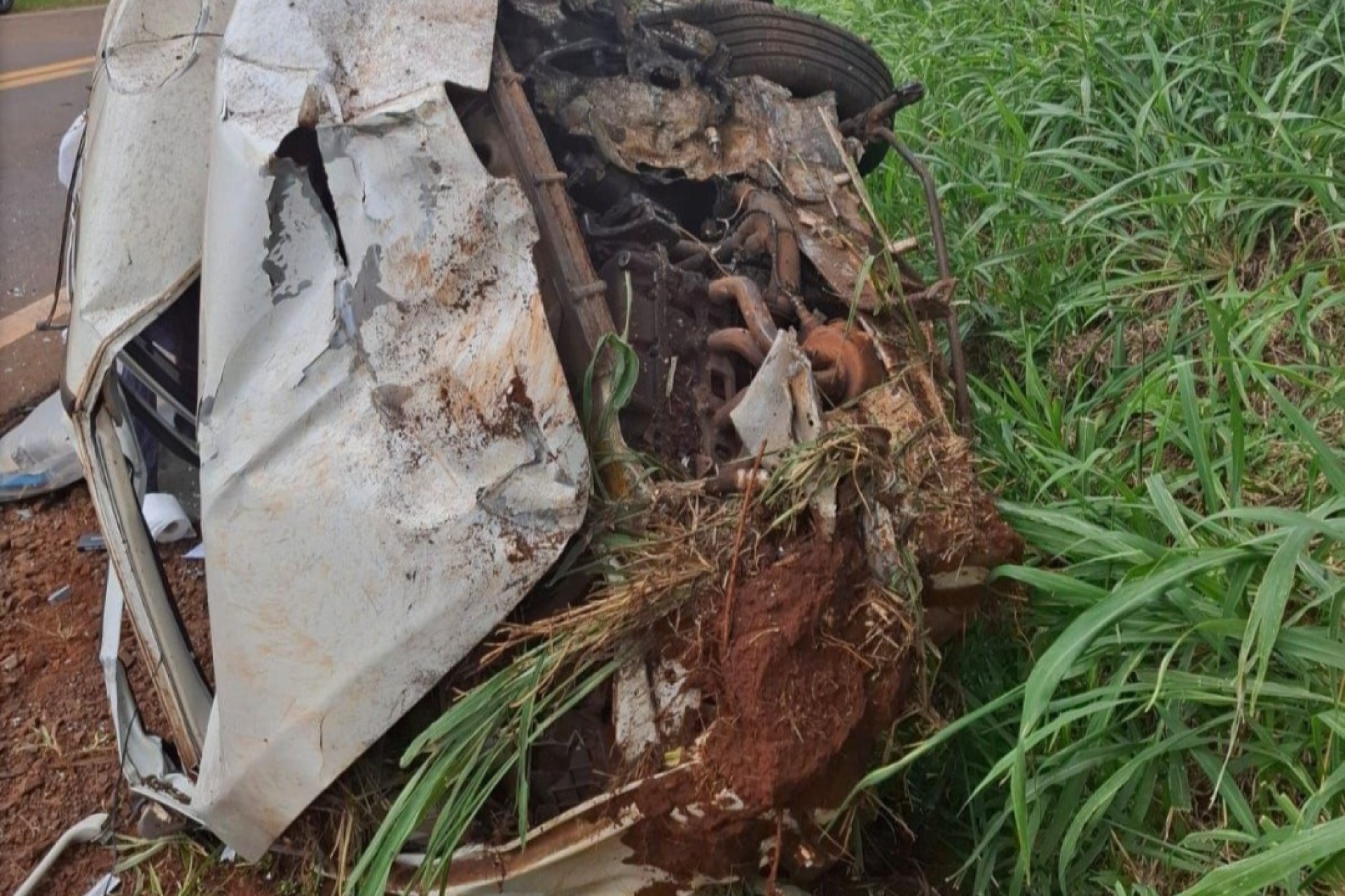 Jovem de 20 anos morre em colisão frontal na PR 585 entre Vera Cruz do Oeste e São Pedro do Iguaçu