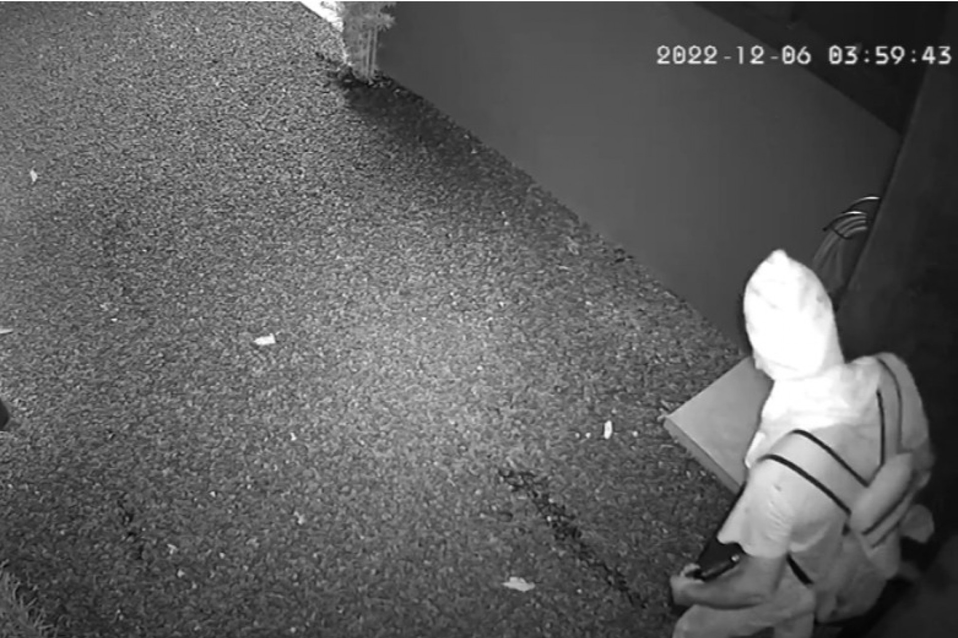Ladrão furta pertences de residência durante a madrugada em Missal (vídeo)