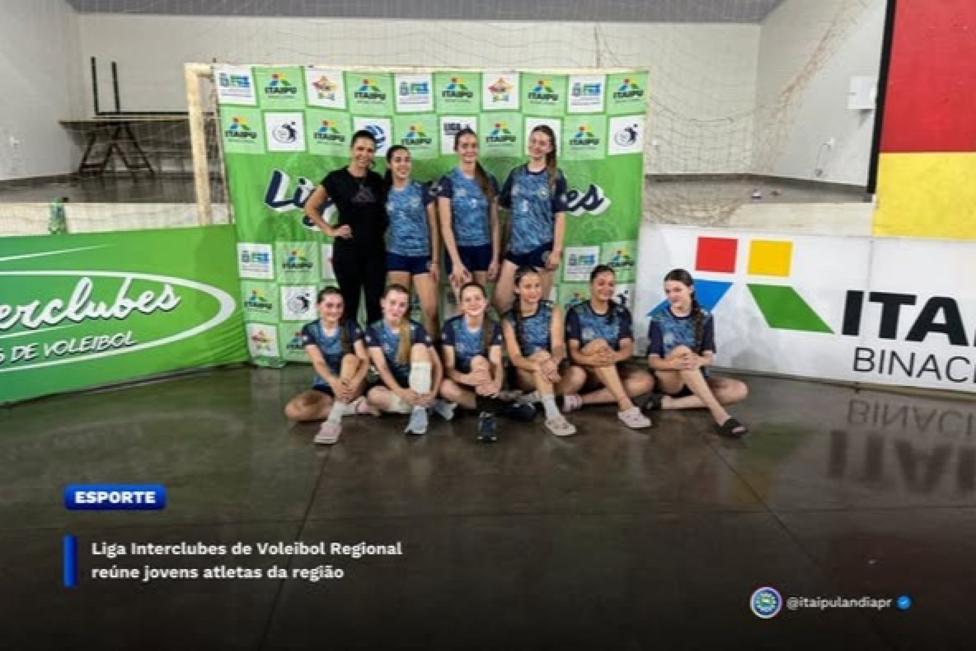 Liga Interclubes de Voleibol Regional reúne jovens atletas da região