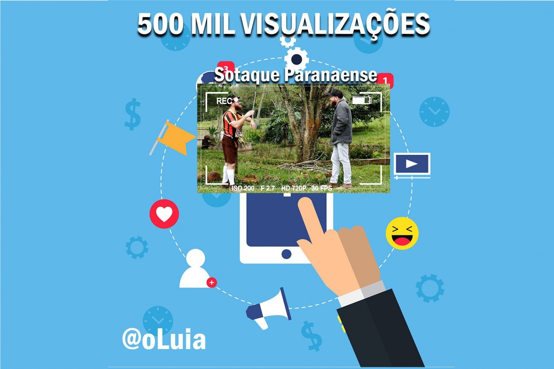 Luia, um alemão de Missal - O vídeo Sotaque Paranaense ultrapassou a marca de 500 mil visualizações