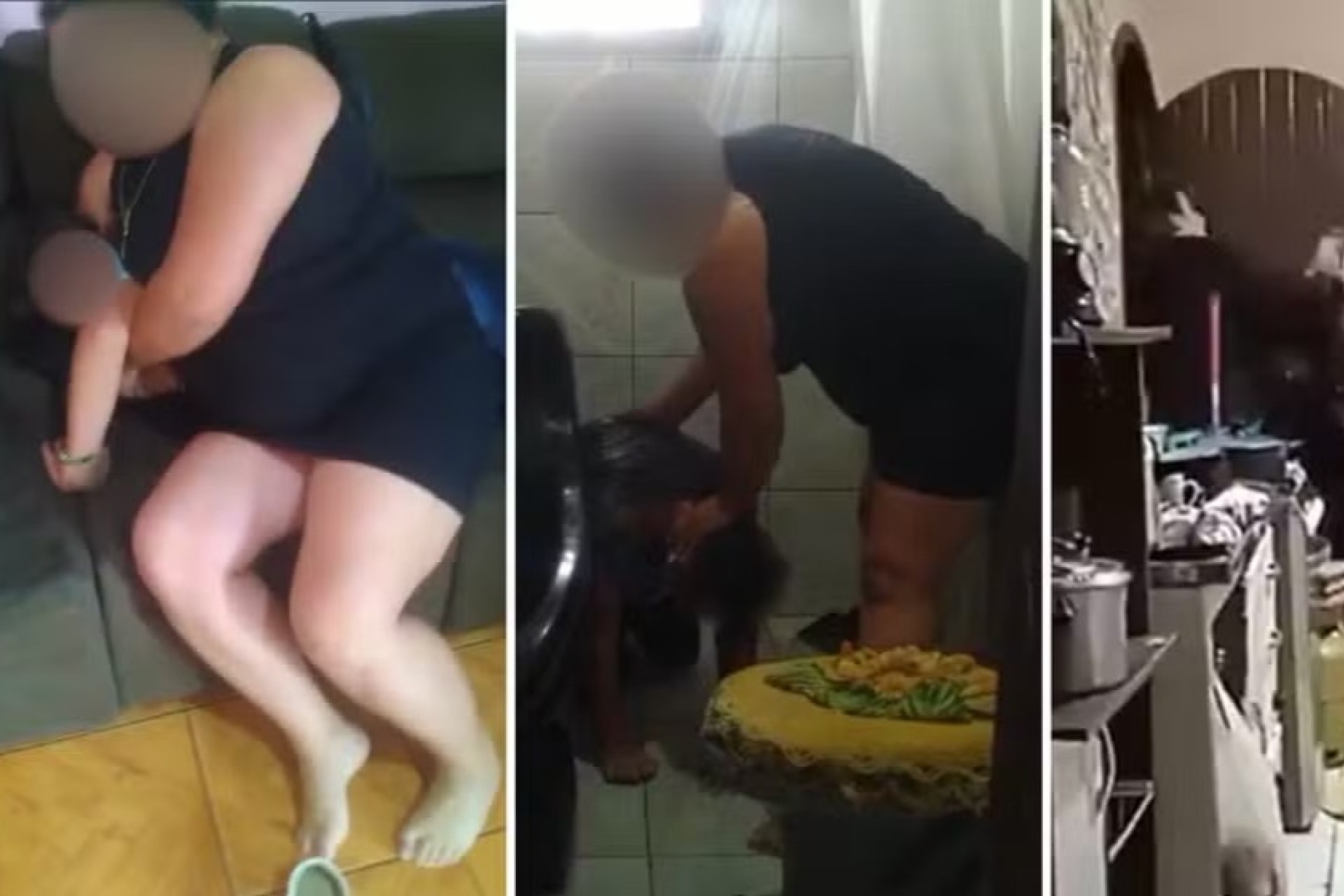 Mãe é presa após ser filmada espancando e enforcando os filhos no Paraná