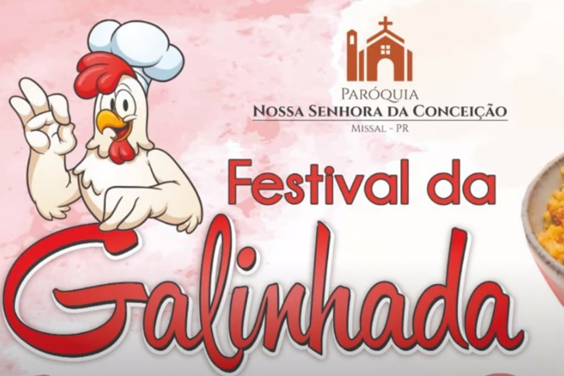 Mais de 1.700 pessoas participaram do Festival de Galinhada da  Paróquia Nossa Senhora da Conceição