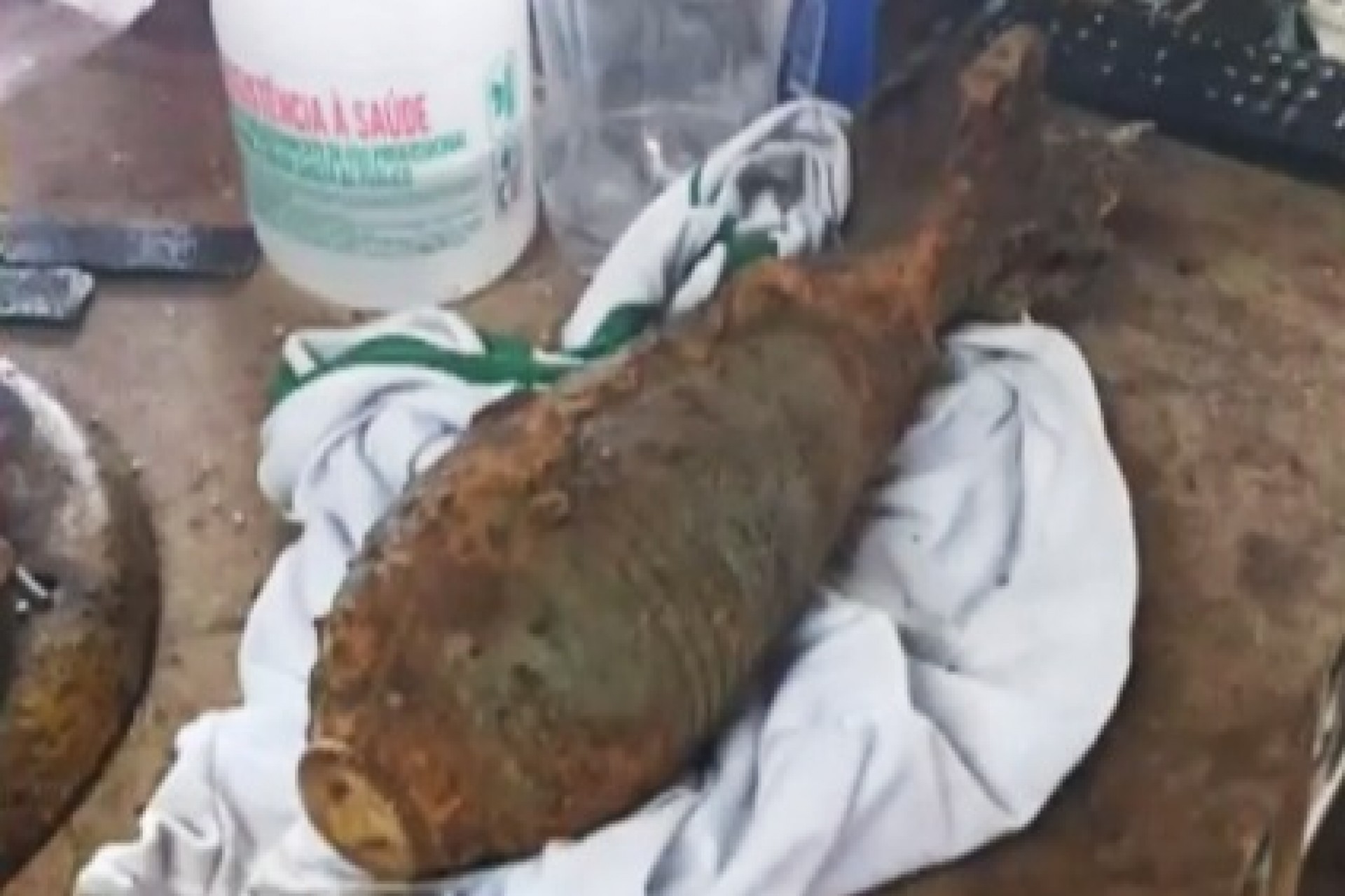 Medianeira: Esquadrão Antibombas é acionado após idoso encontrar artefato explosivo