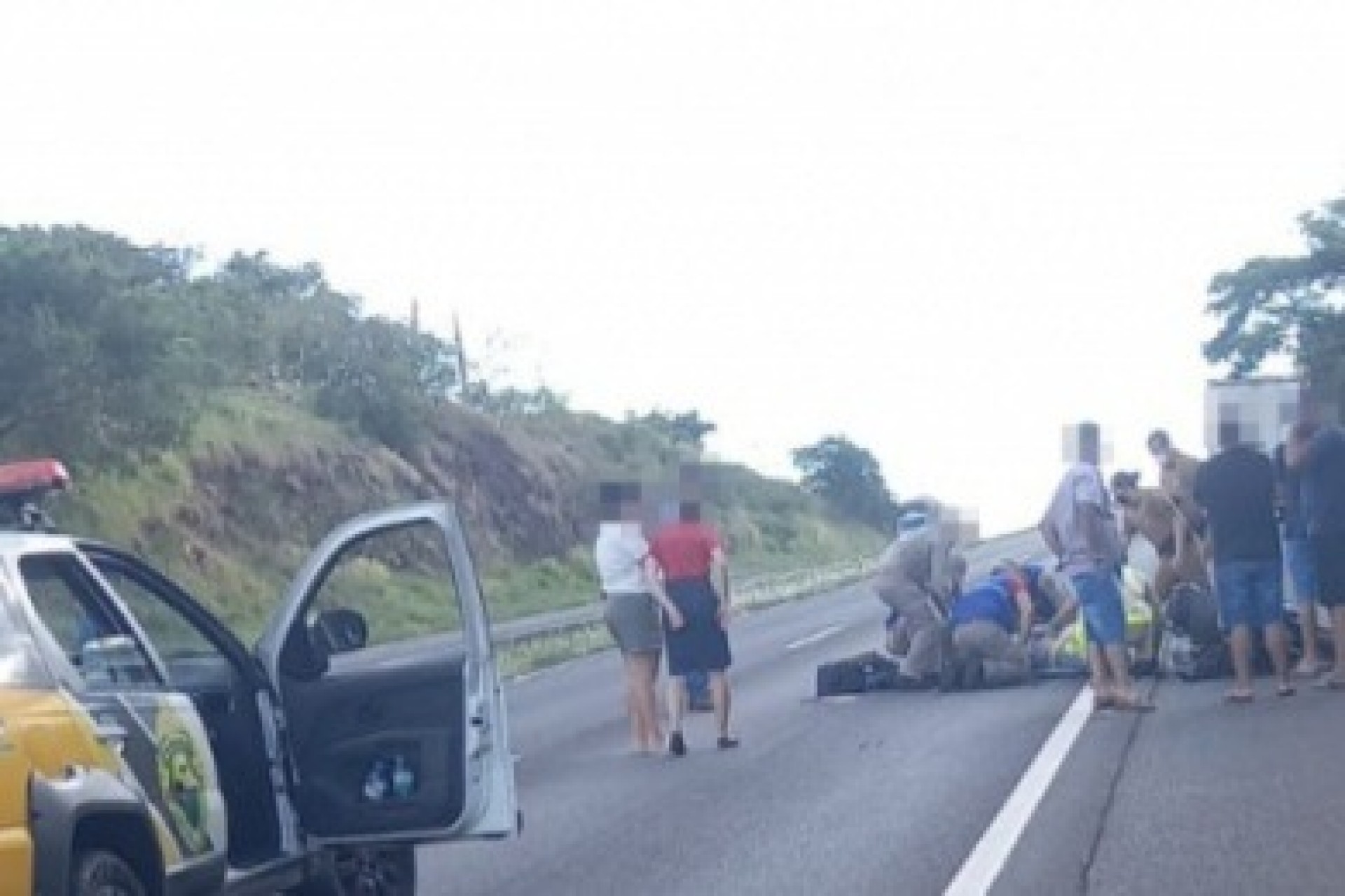 Medianeira: Grave acidente envolvendo moto e caminhão é registrado na BR 277