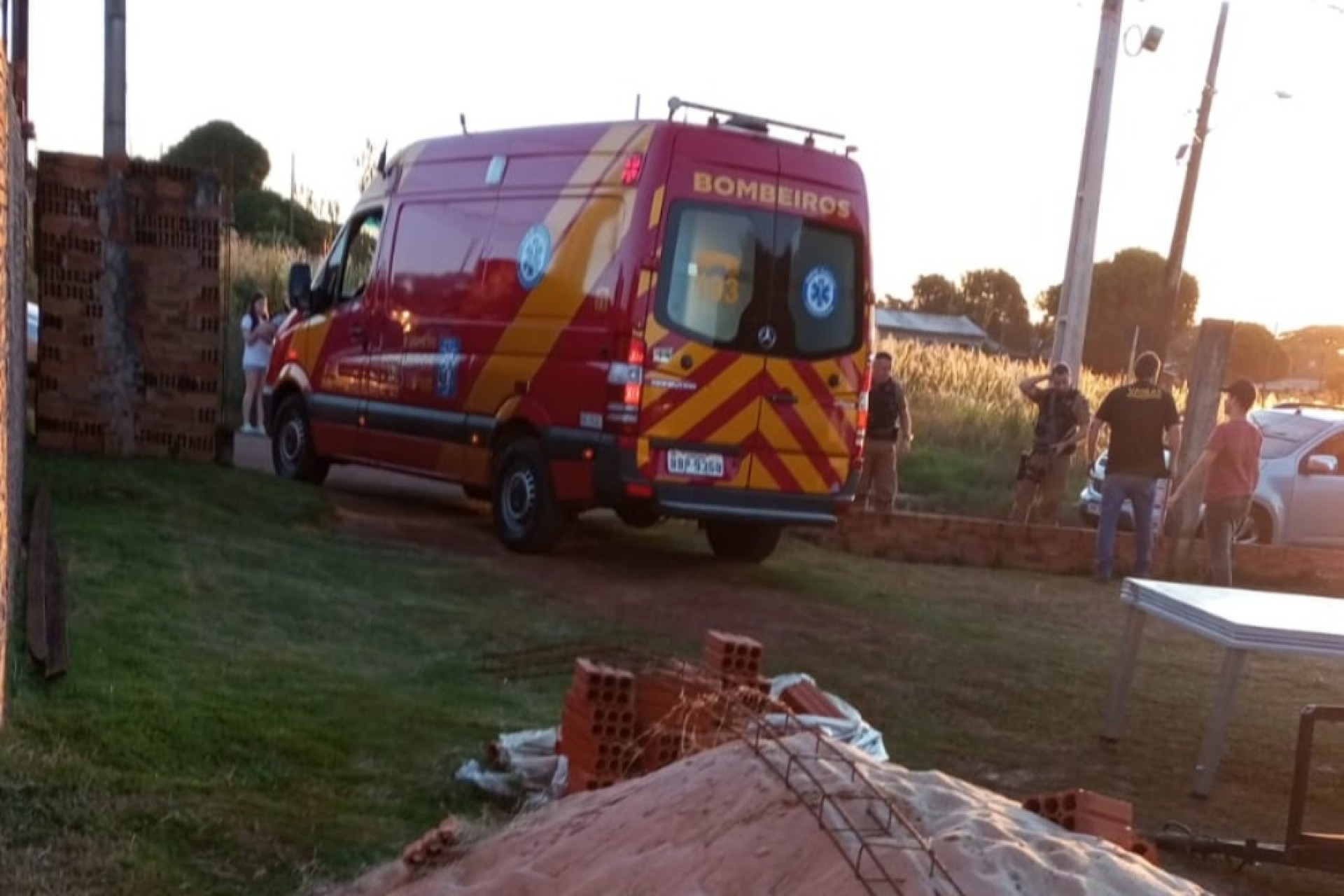 Medianeira: Homem é socorrido em estado grave após ser baleado no Bairro Nazaré