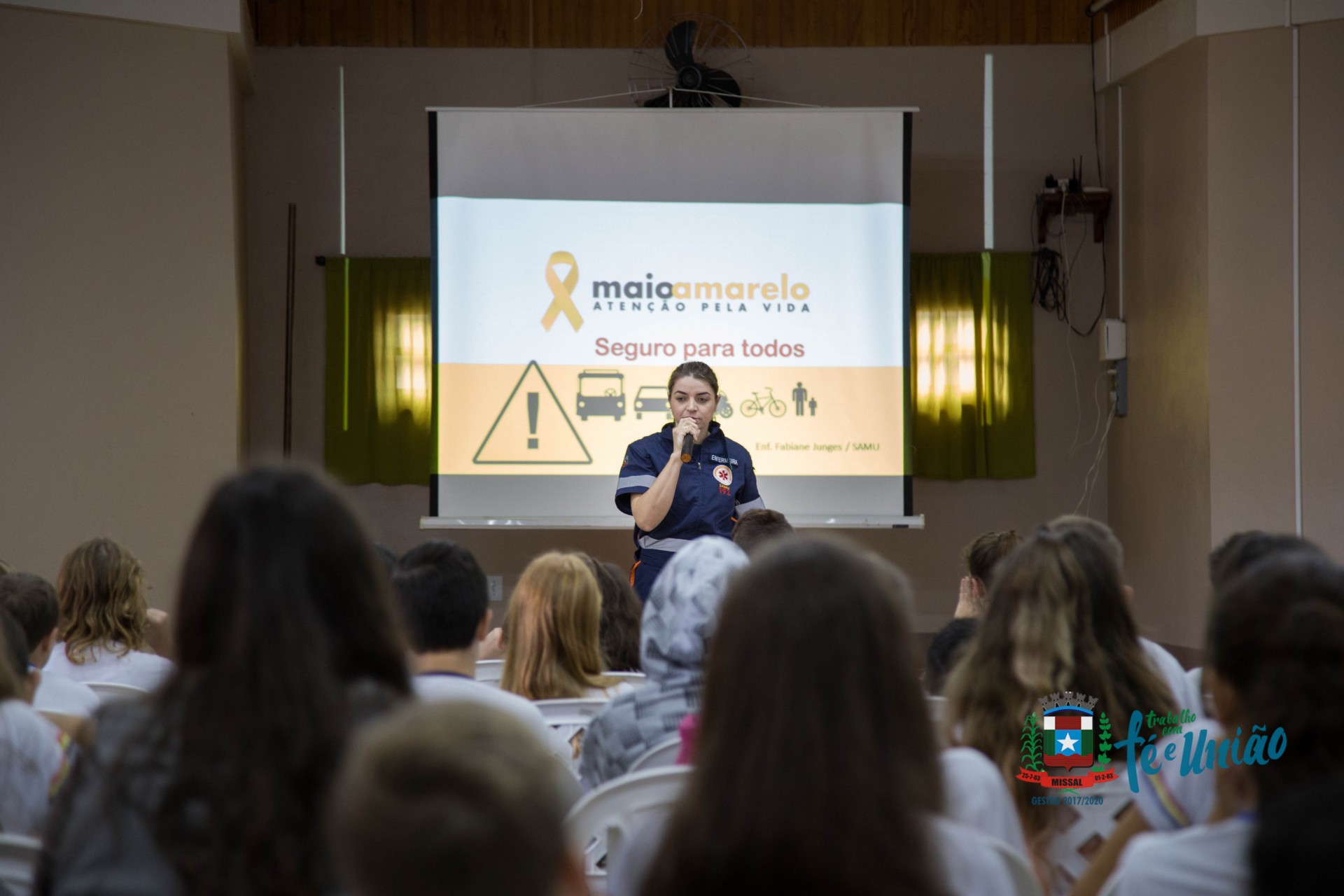 Missal desenvolve atividades alusivas ao Maio Amarelo nas Escolas