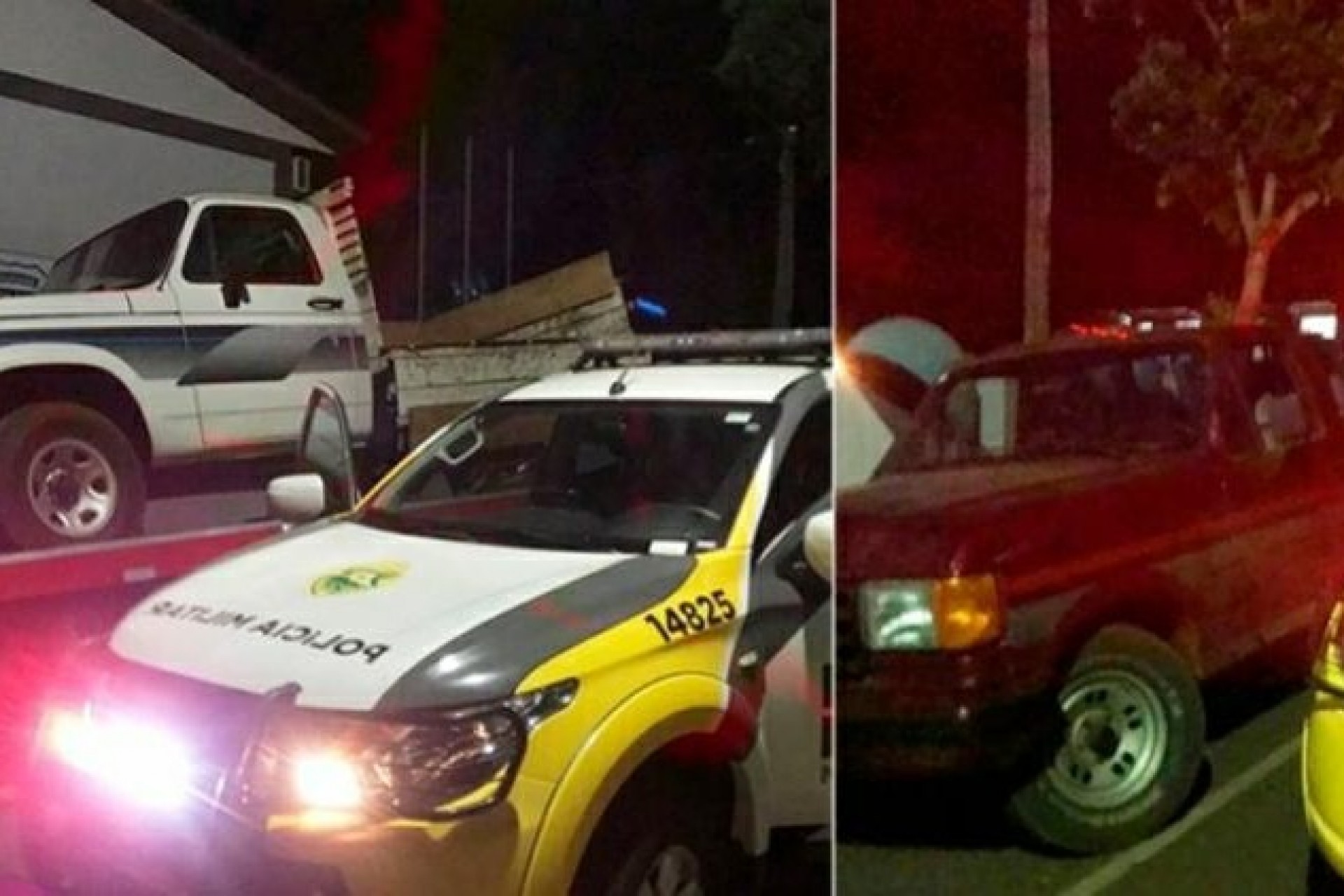 Missal: PM recupera duas caminhonetes que haviam sido roubadas