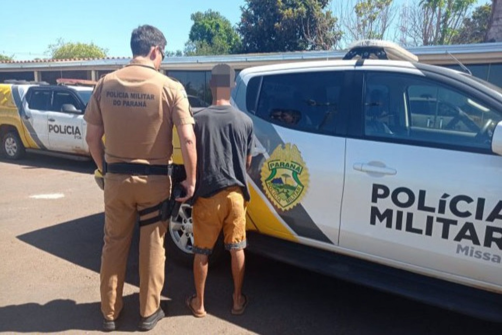 Missal: Polícia Militar cumpre mandado de prisão no Portão do Ocoí