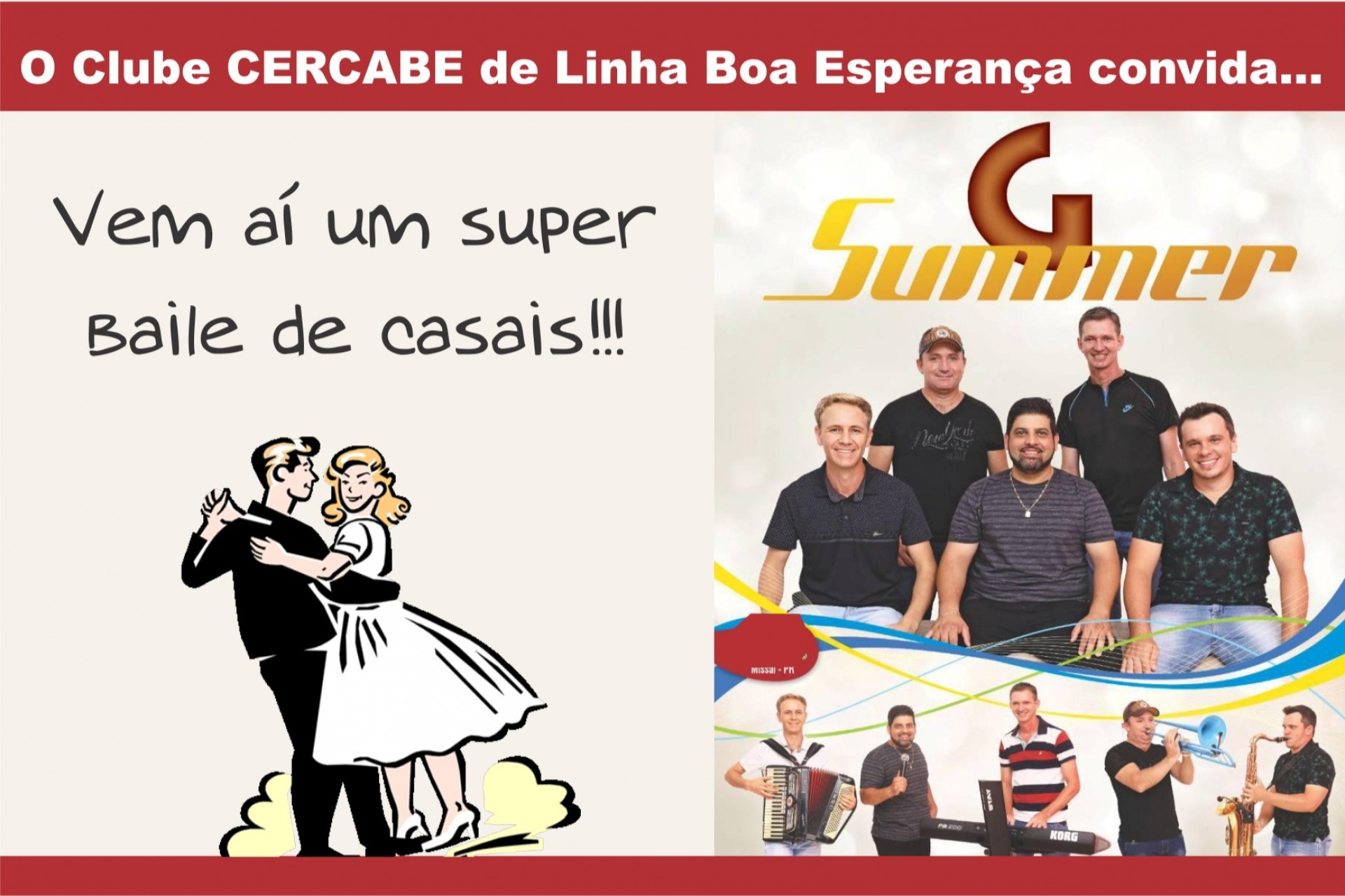 Missal: Super Baile de Casais em Linha Boa Esperança