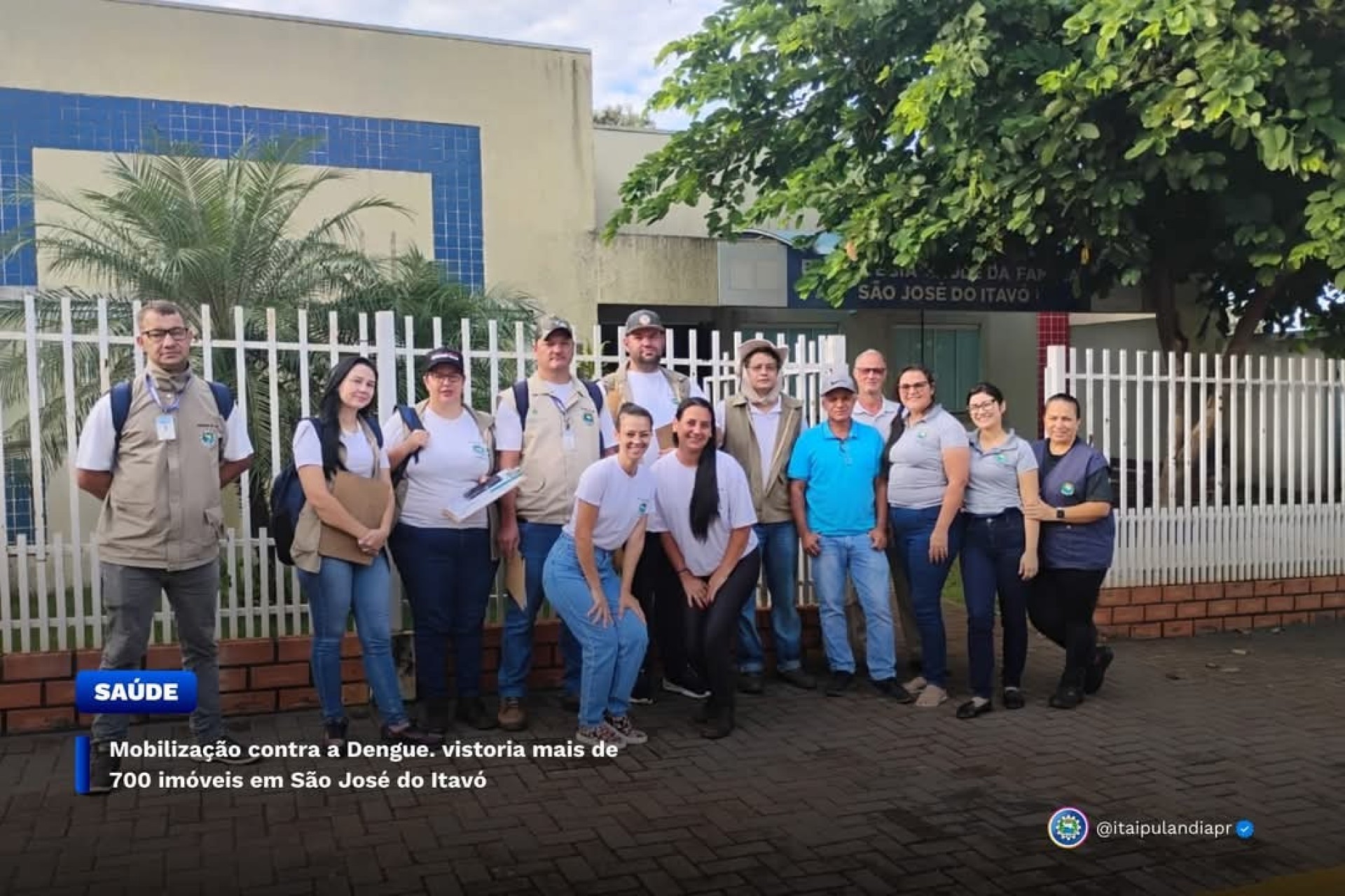 Mobilização contra a Dengue, vistoria mais de 700 imóveis em São José do Itavó
