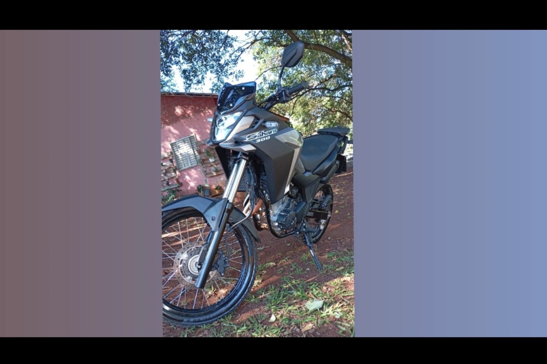 Moto foi furtada na tarde desse domingo no centro de Medianeira