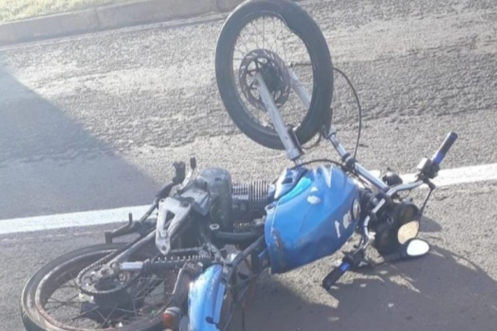 Motociclista de Santa Helena sofre acidente em Dom Armando, distrito de Missal