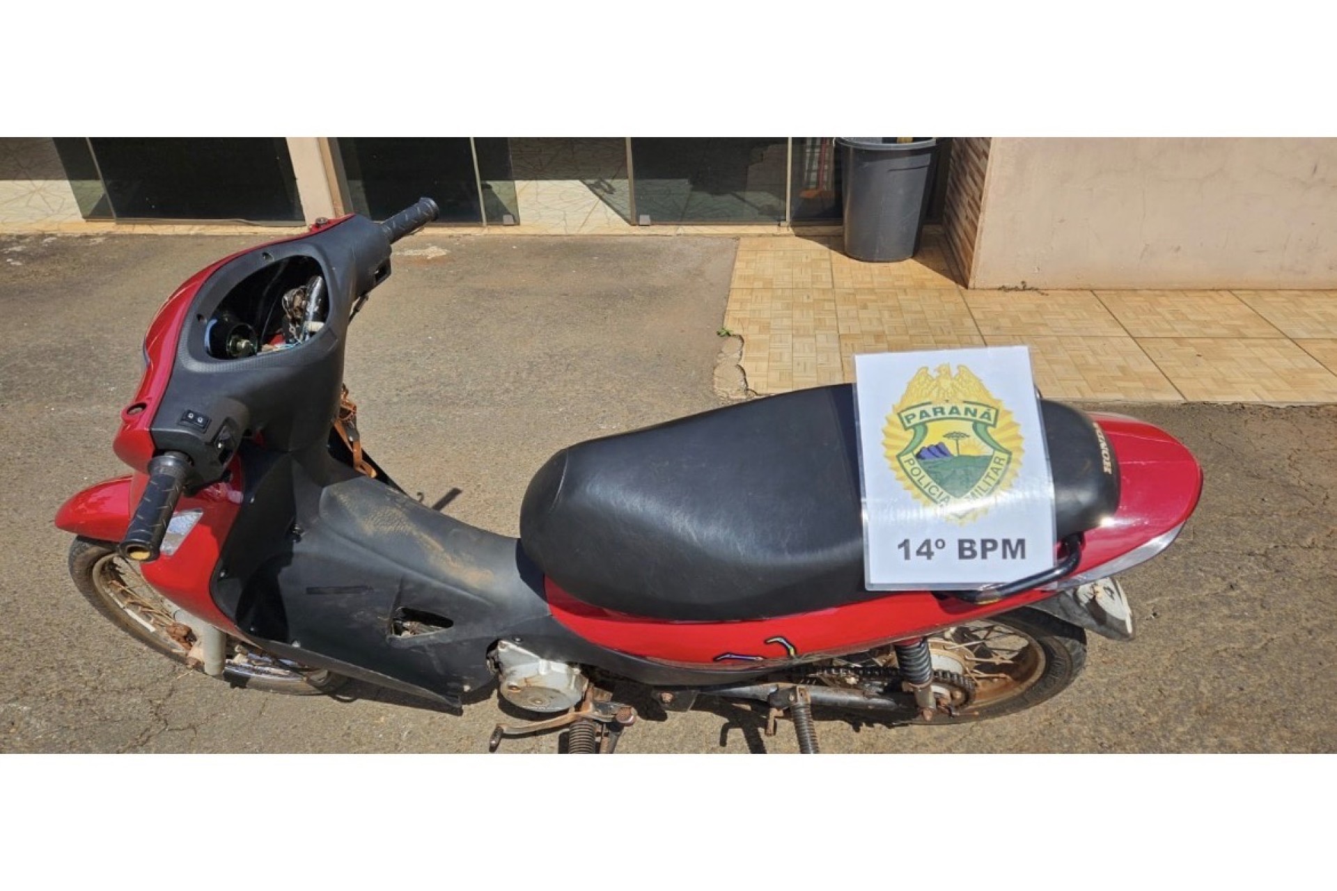 Motociclista é detido após fuga e manobra de alto risco na PR-495, em Missal