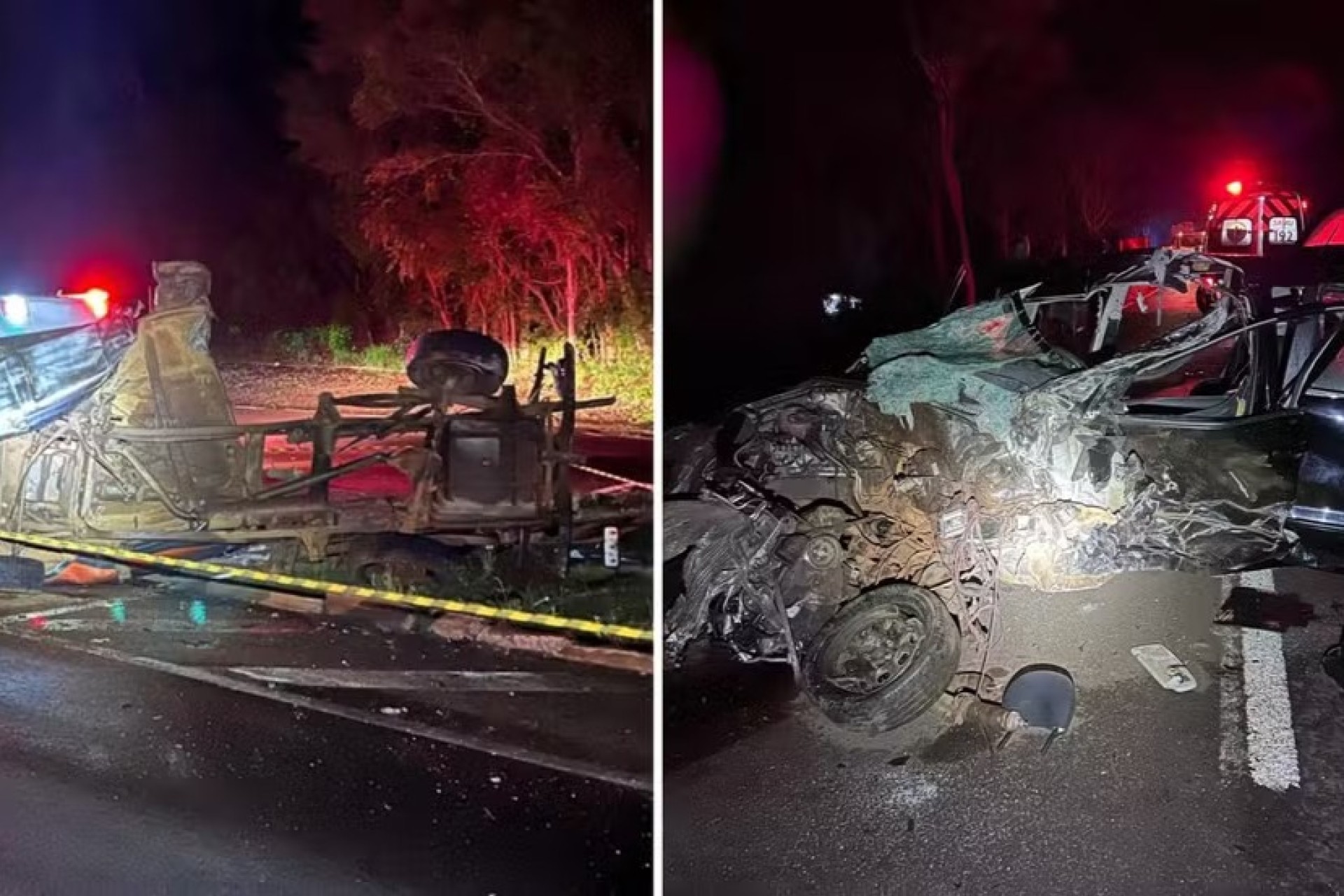 Motorista de caminhonete morre no PR após ser atingido por carro que invadiu pista contrária