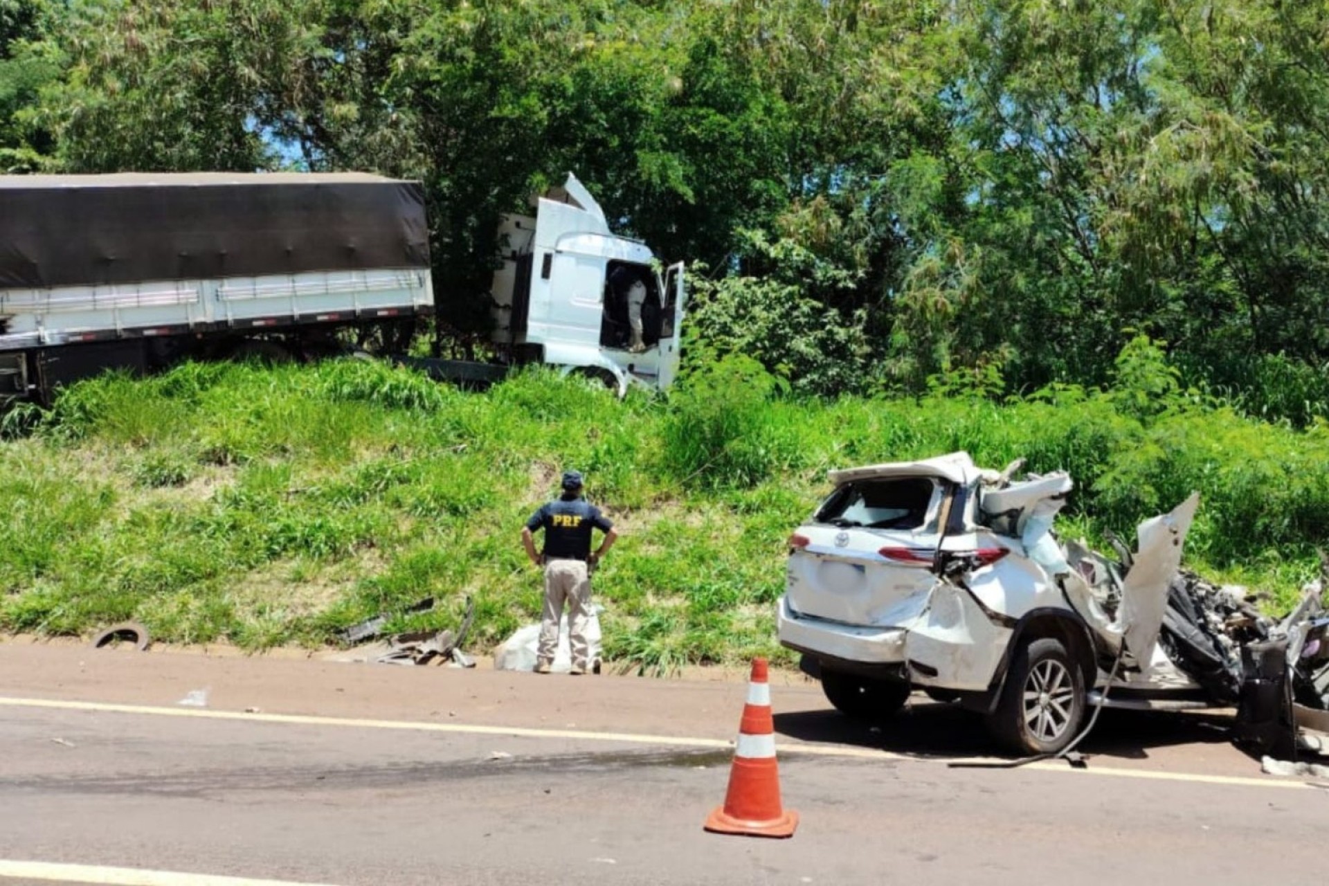 Motorista Paraguaio é preso após acidente com morte na BR-277