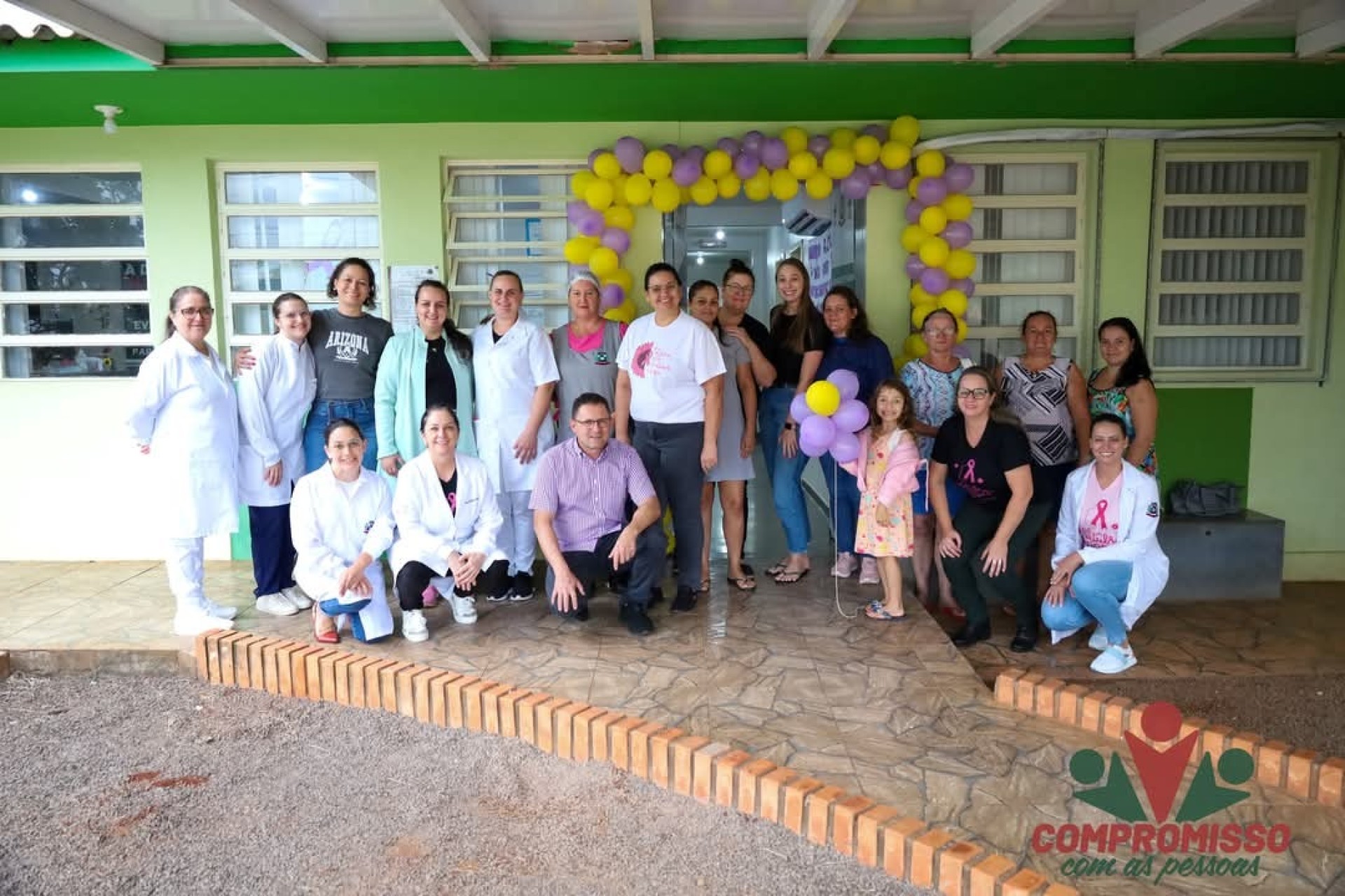 Mulheres do Portão Ocoí participam de Ação do Março Lilás & Amarelo