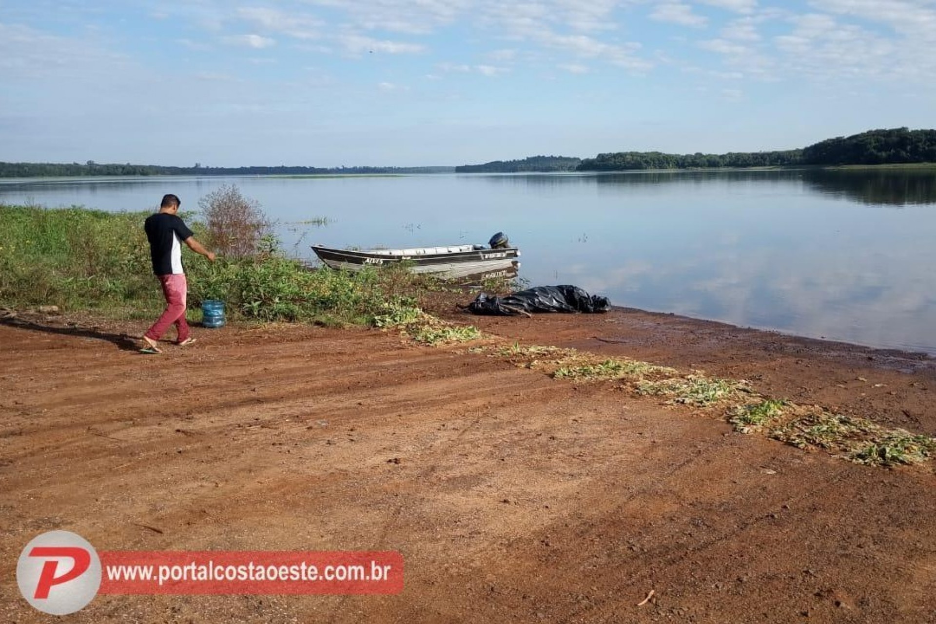 No terceiro dia de buscas, bombeiros encontram corpo de pescador que estava desaparecido