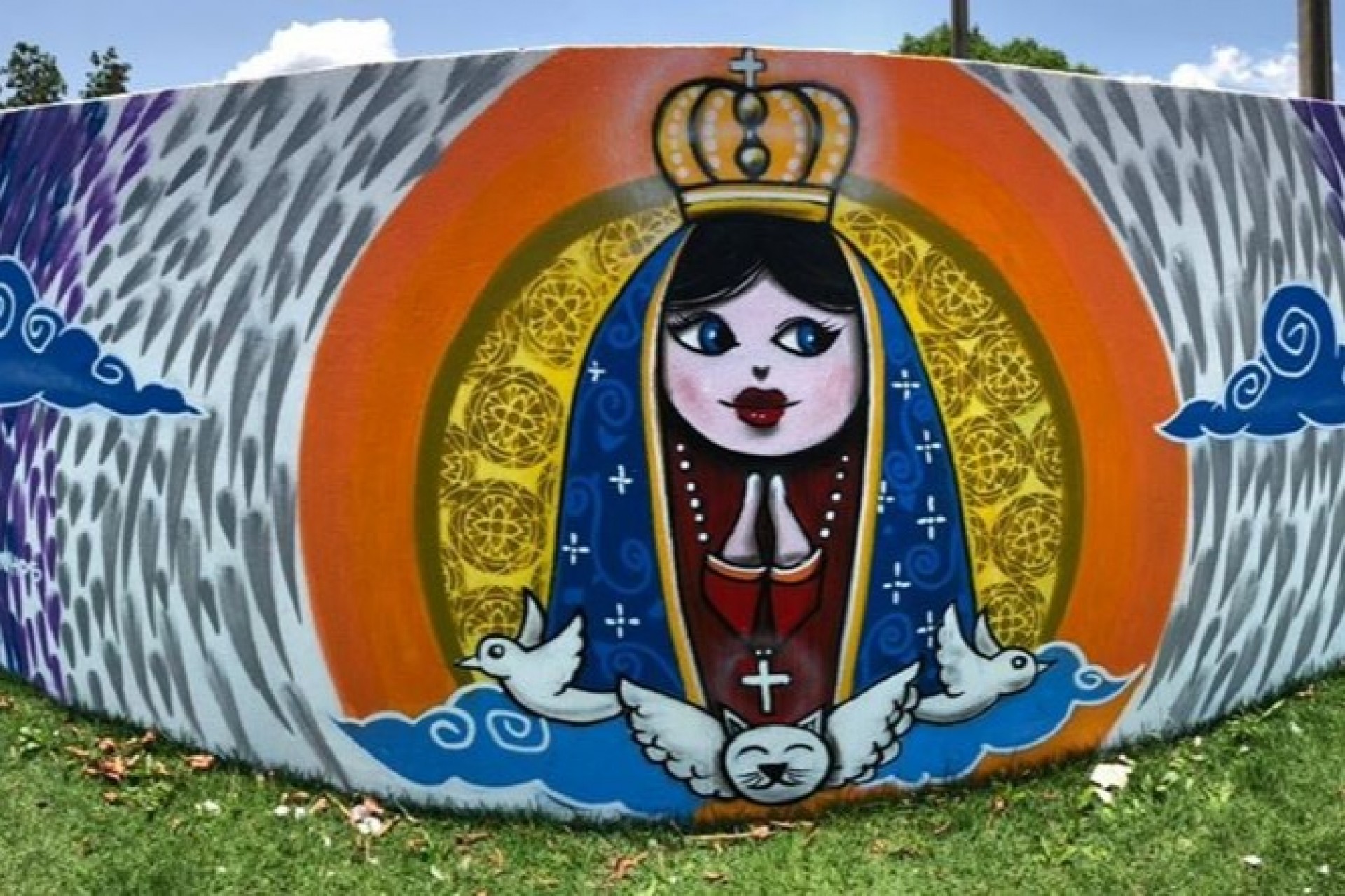 Oficina de Grafitagem é realizada em Itaipulândia