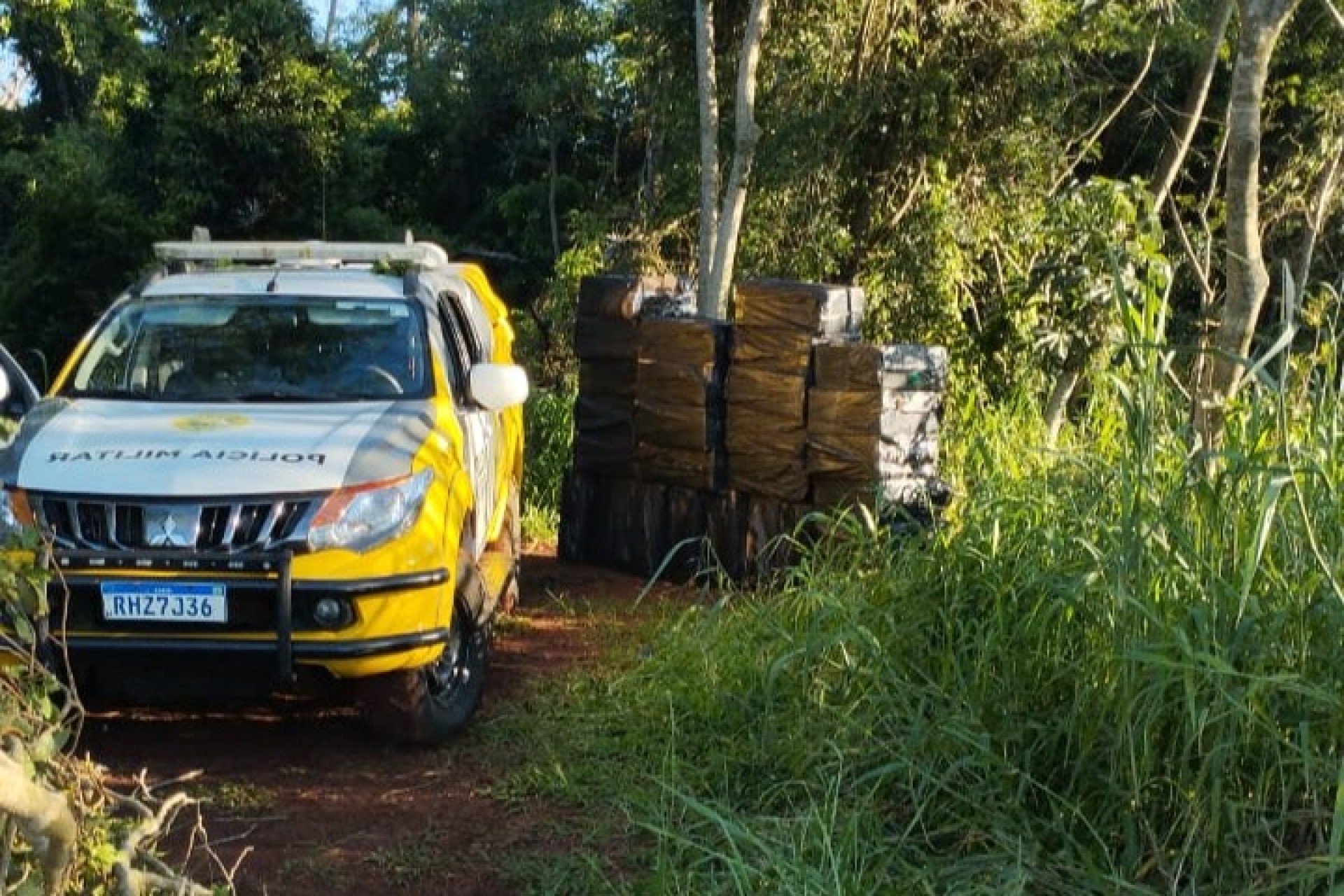 Patrulha Rural da Polícia Militar apreende cigarros contrabandeados em Itaipulândia