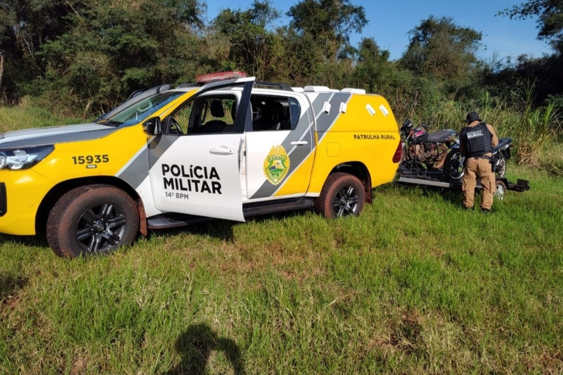 Patrulha Rural recupera duas motocicletas roubadas em Missal