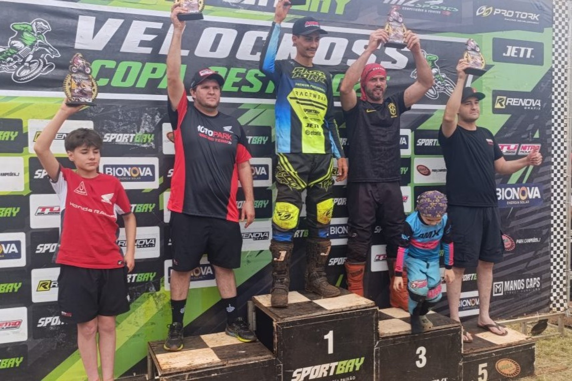 Pavinatto, piloto itaipulandiense, lidera categoria Iniciantes Especial da Copa Oeste de Velocross