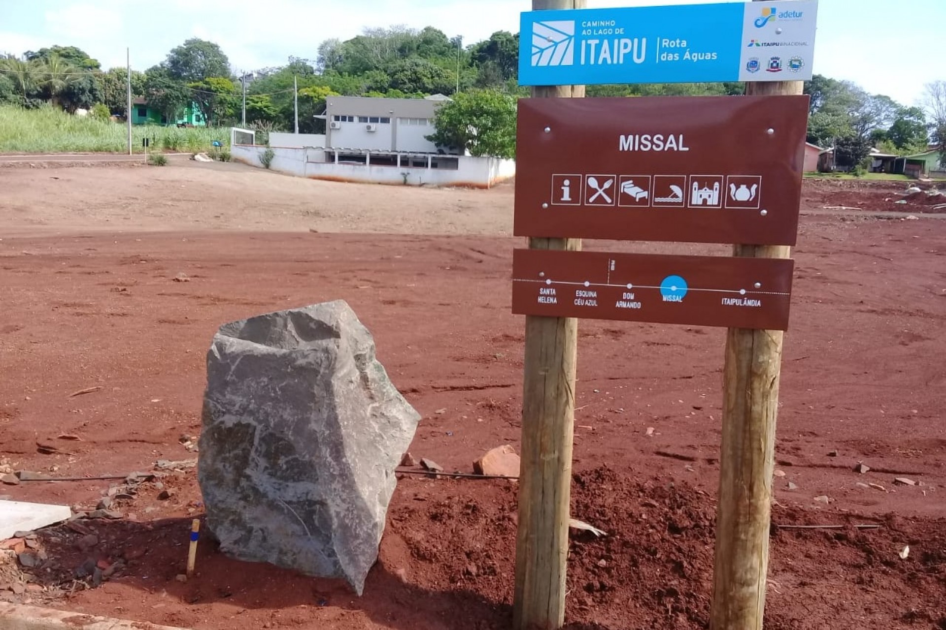 Pedras da Rota da Fé e da Rota das Águas