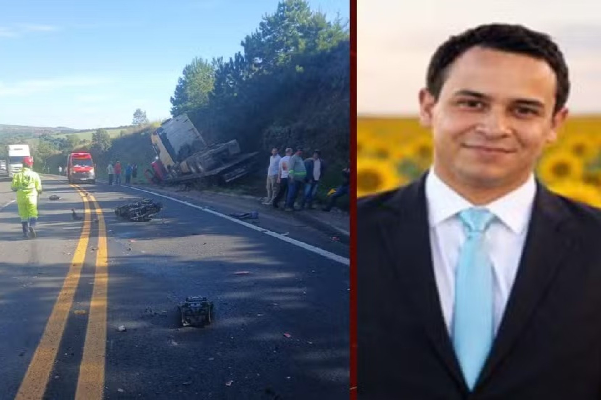 Piloto de moto esportiva morre após bater de frente com caminhão em rodovia do Paraná