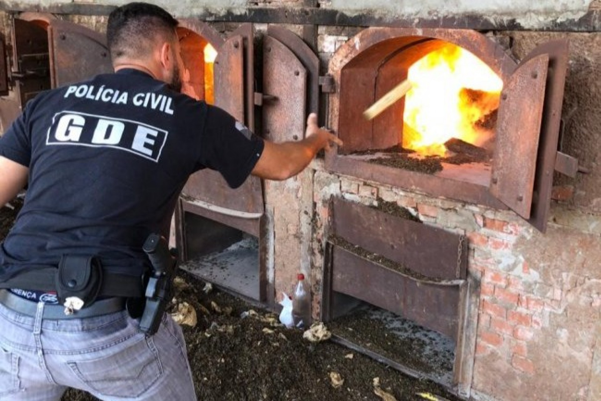 Polícia Civil incinera mais de cinco toneladas de drogas em Missal