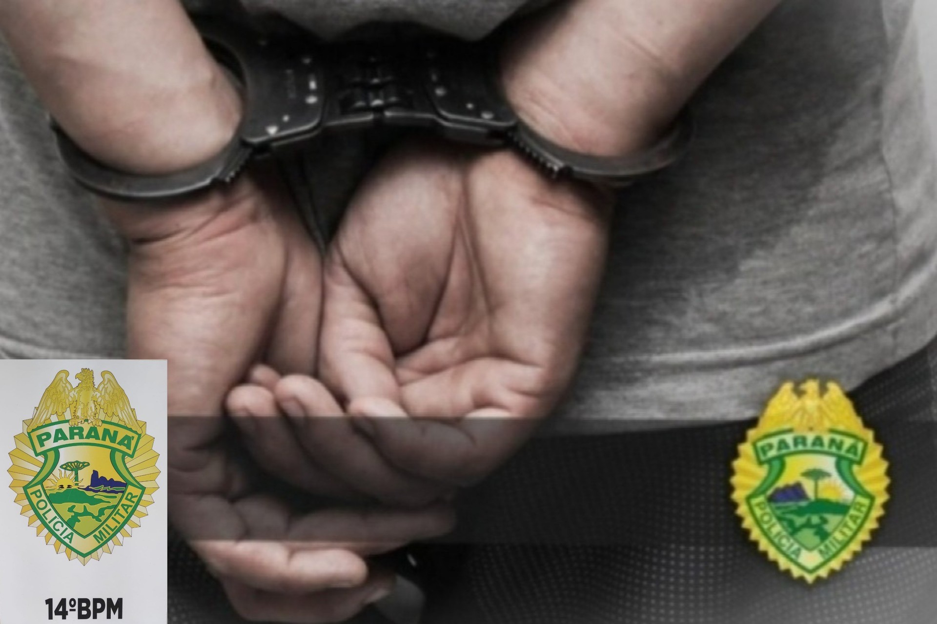 Polícia Militar de Itaipulândia cumpre mandado de prisão no Caramuru