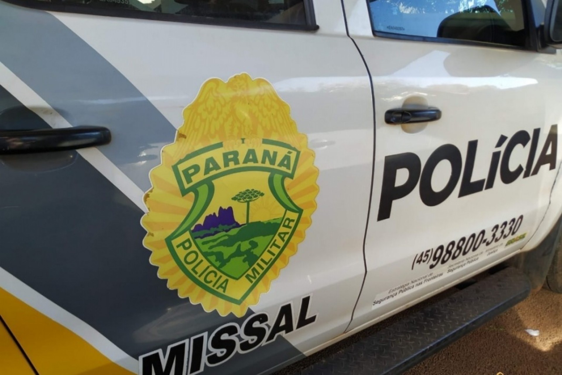 Polícia Militar de Missal apreende moto com irregularidades e condutor sem habilitação