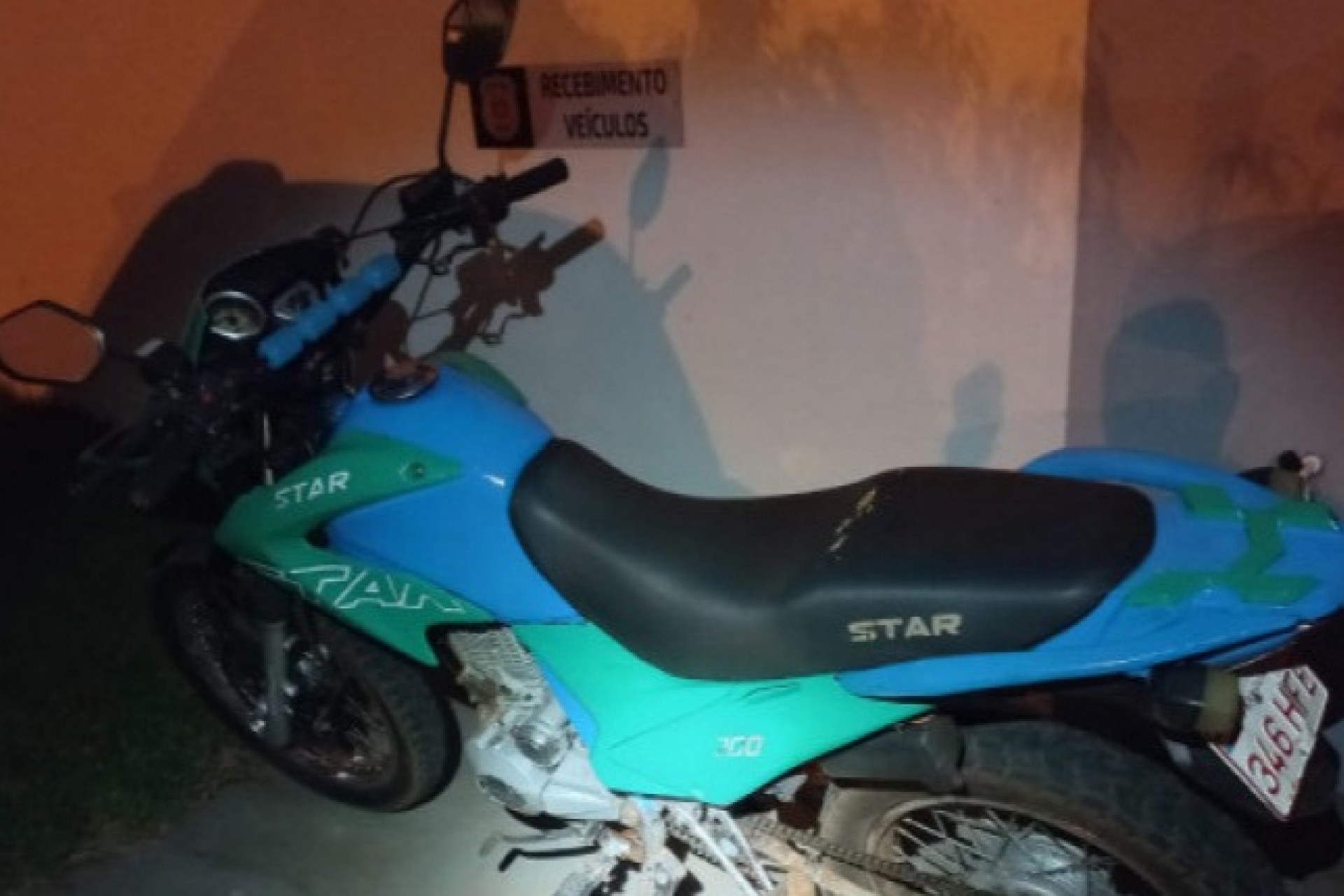 Polícia Militar recupera motocicleta furtada em Itaipulândia
