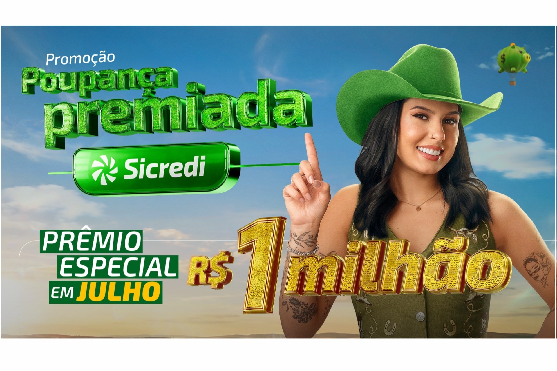 Poupança Premiada Sicredi sorteia R$ 1 milhão em julho
