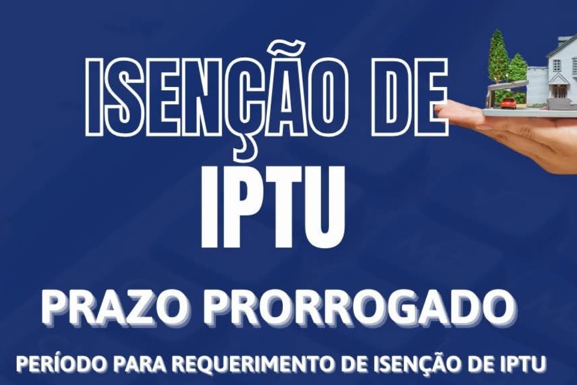 Prazo para requerer Isenção de IPTU em Missal é prorrogado