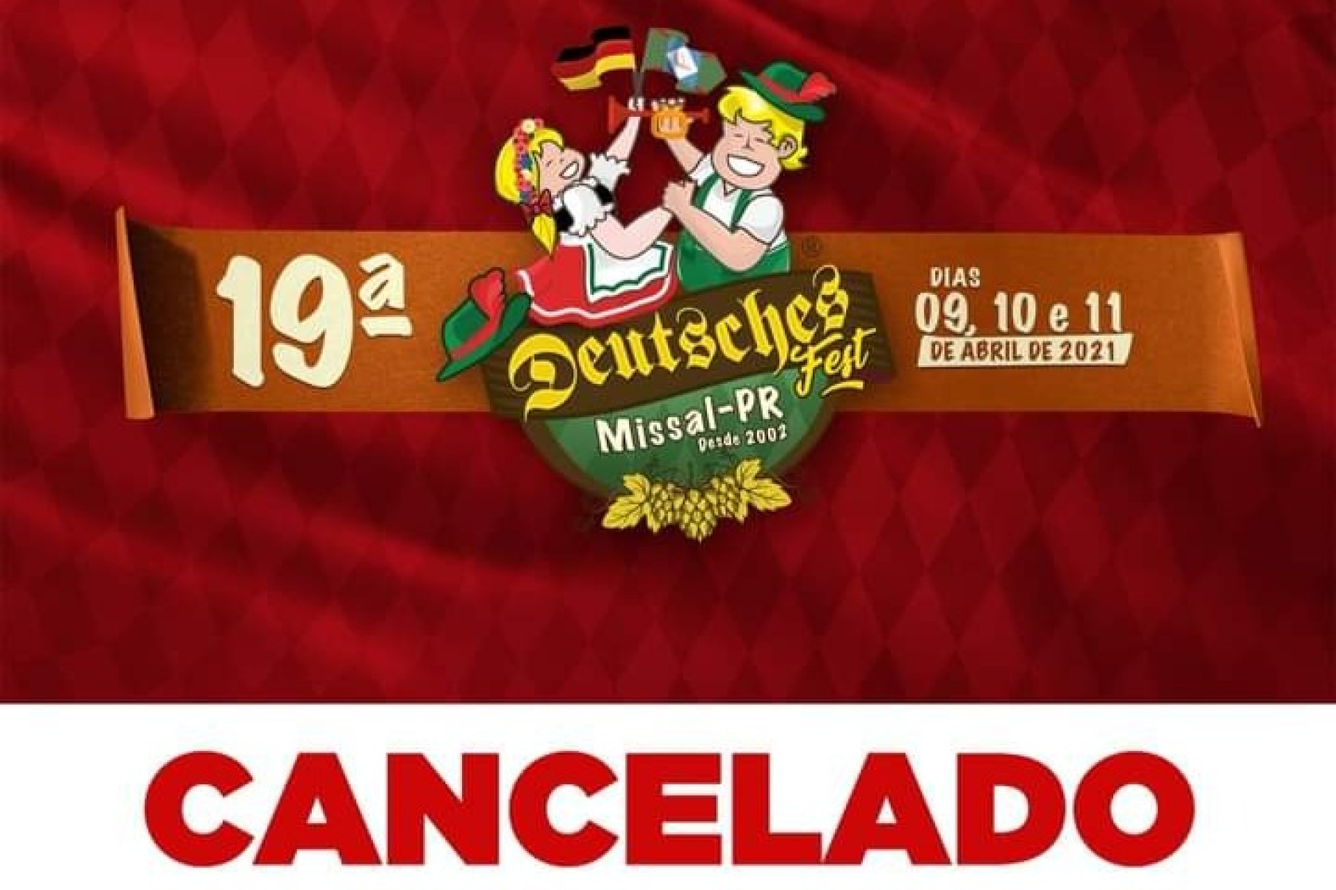 Presidente da Associação Cultural Deutsches Fest comunica cancelamento do evento para 2021