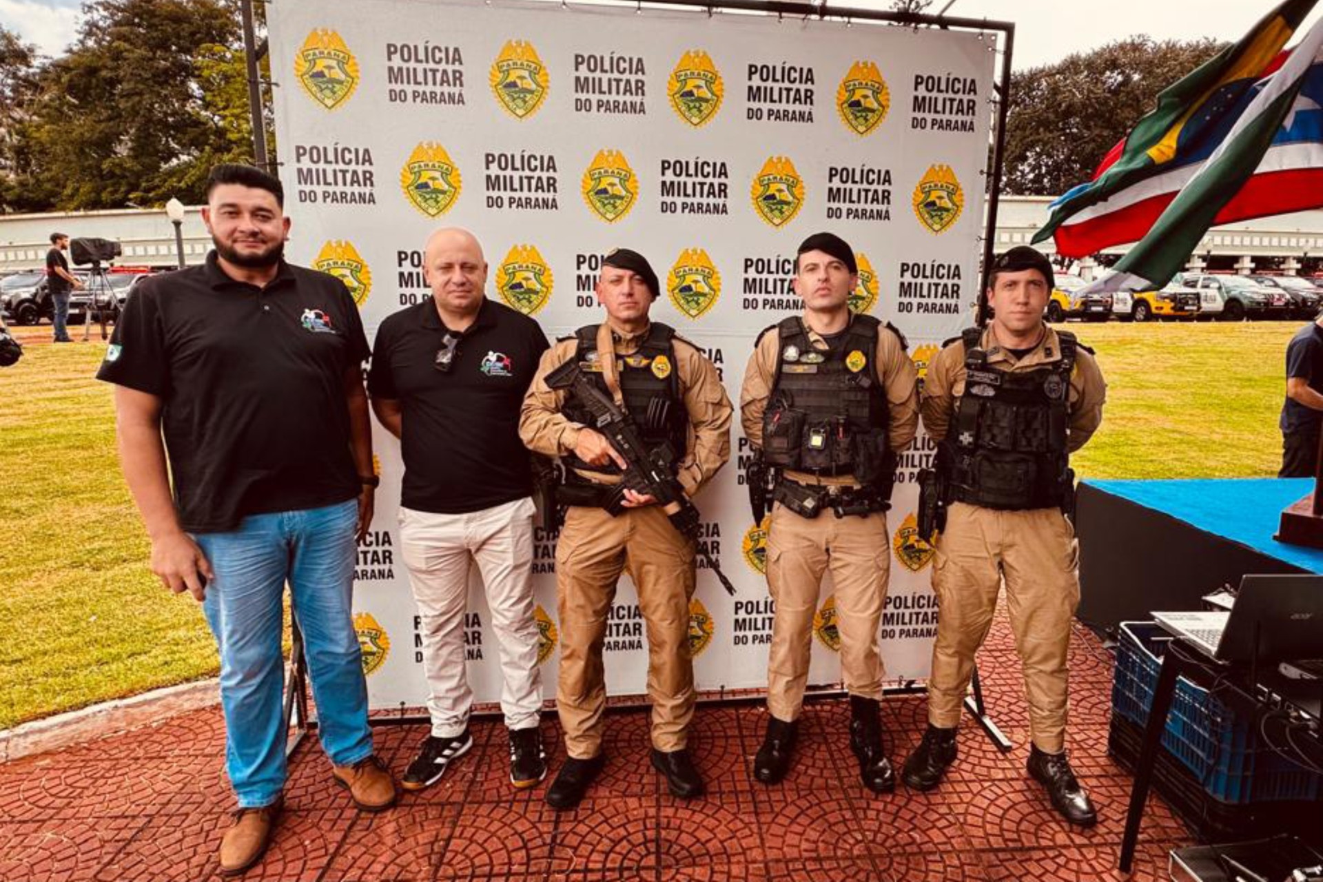 Presidente do CONSEG, Delmar Buerba esteve participando do lançamento da Operação Diakopí