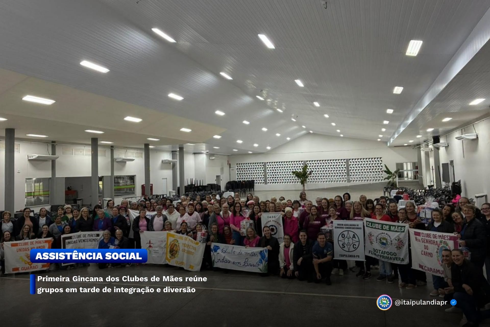 Primeira Gincana dos Clubes de Mães reúne grupos em tarde de integração e diversão