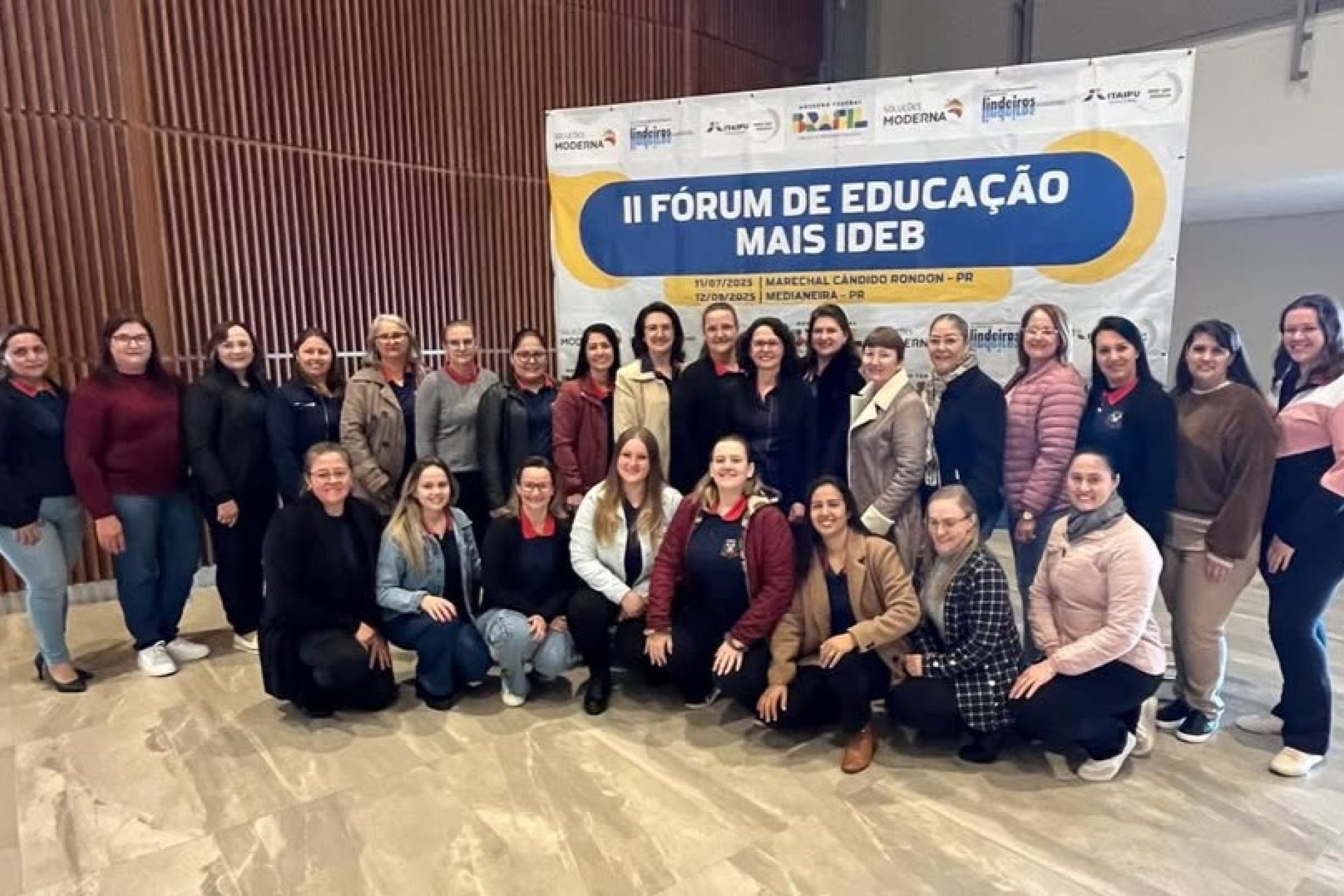 Professores de Missal participam da segunda etapa do II Fórum Mais Ideb em Medianeira