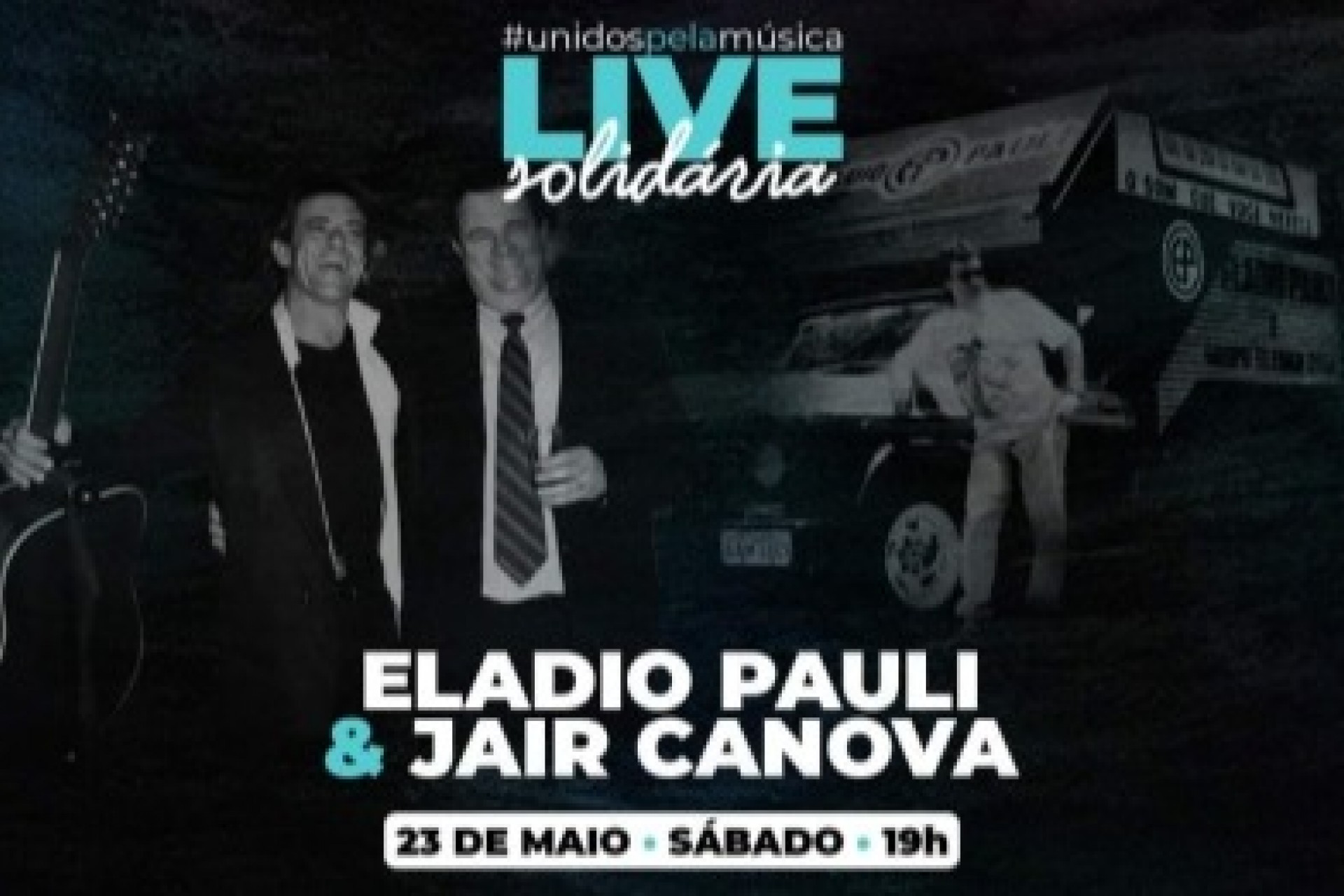 Recordando sucessos, Eladio Pauli & Jair Canova se apresentam hoje em uma super live